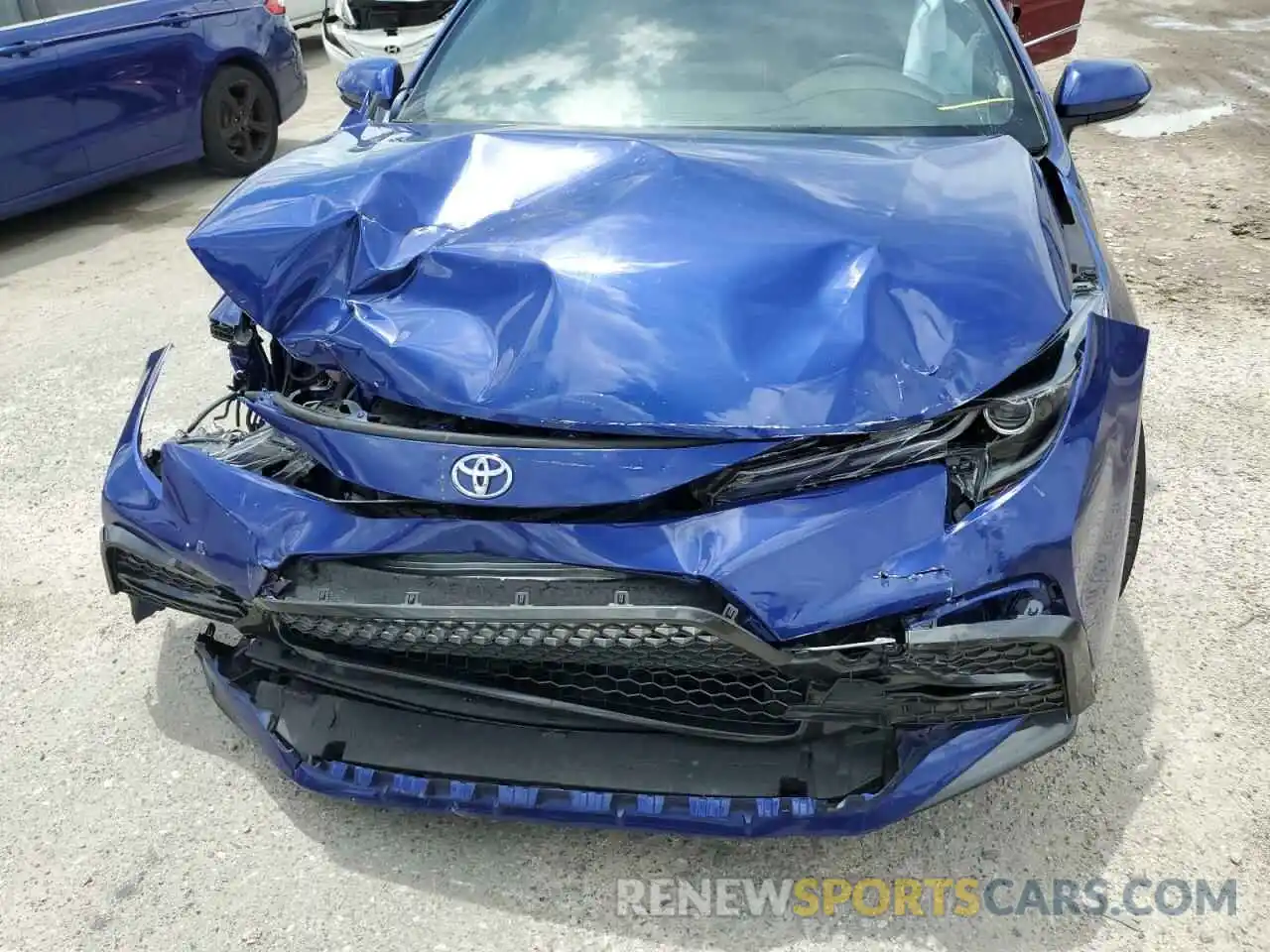 9 Photograph of a damaged car JTDS4MCE8MJ075749 TOYOTA COROLLA 2021