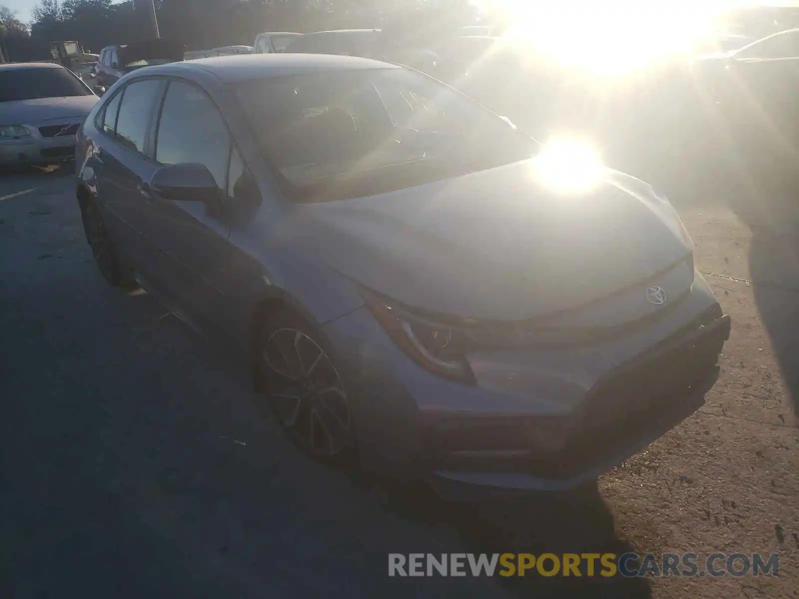 1 Photograph of a damaged car JTDS4MCE8MJ077064 TOYOTA COROLLA 2021