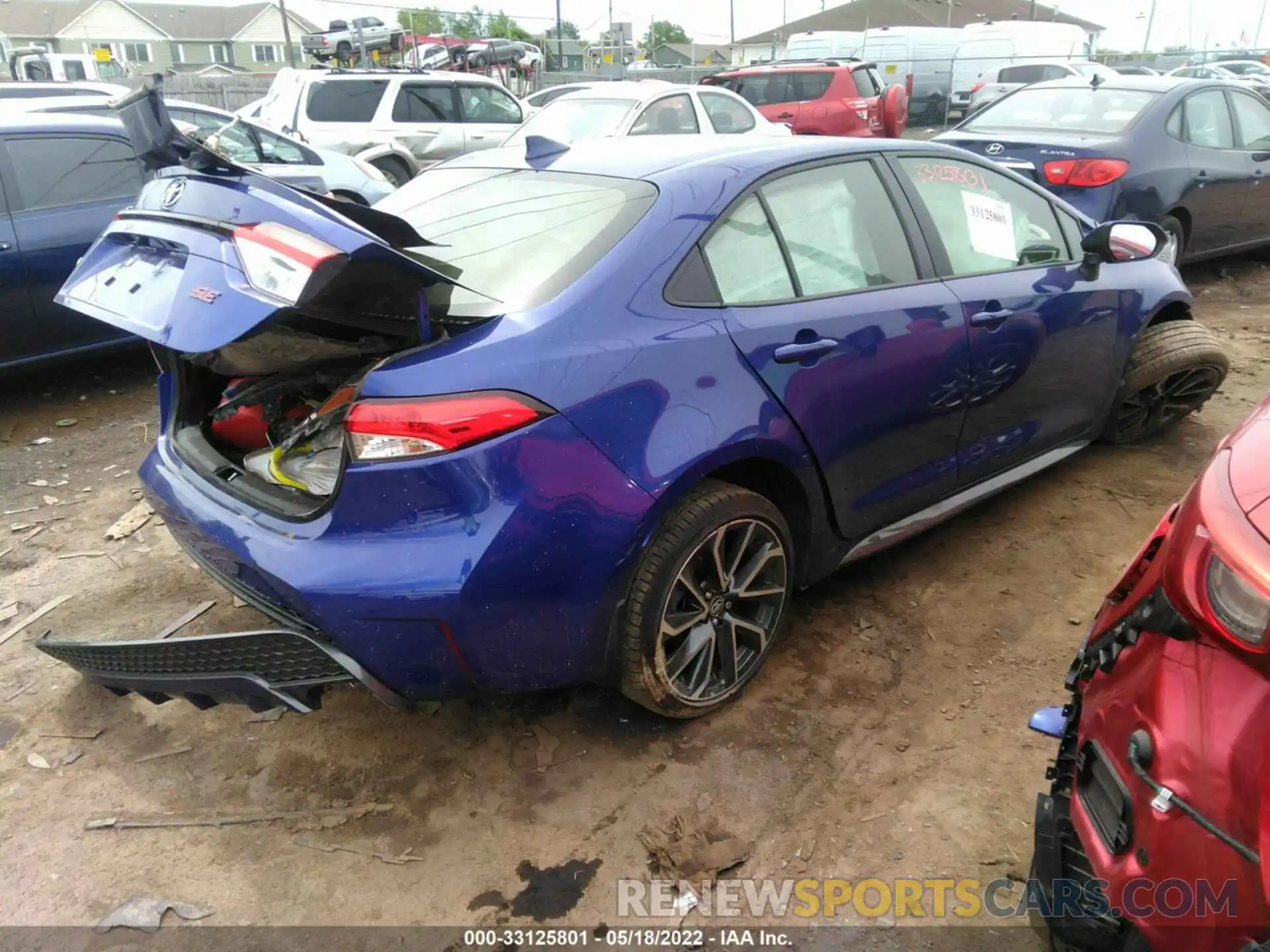 4 Photograph of a damaged car JTDS4MCE8MJ077579 TOYOTA COROLLA 2021