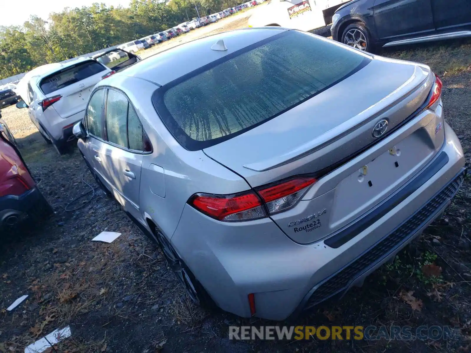 3 Photograph of a damaged car JTDS4MCE8MJ077727 TOYOTA COROLLA 2021