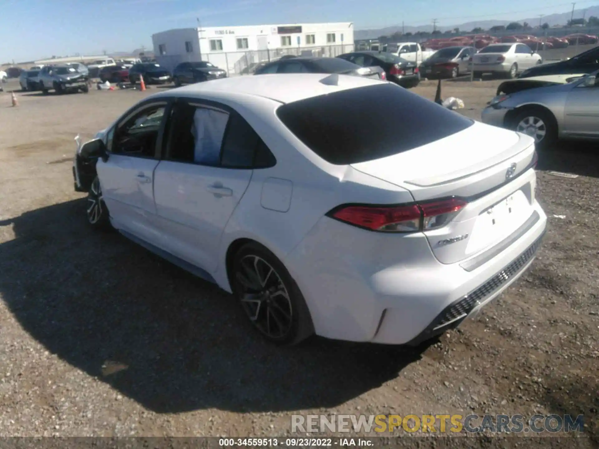 3 Photograph of a damaged car JTDS4MCE8MJ078330 TOYOTA COROLLA 2021