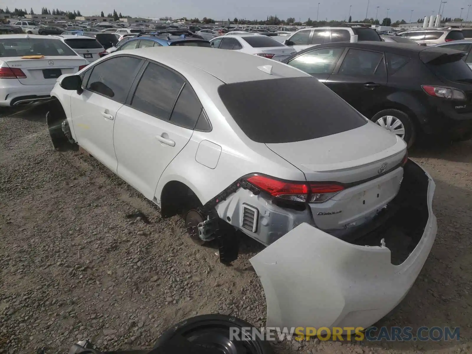 3 Photograph of a damaged car JTDS4MCE8MJ079896 TOYOTA COROLLA 2021