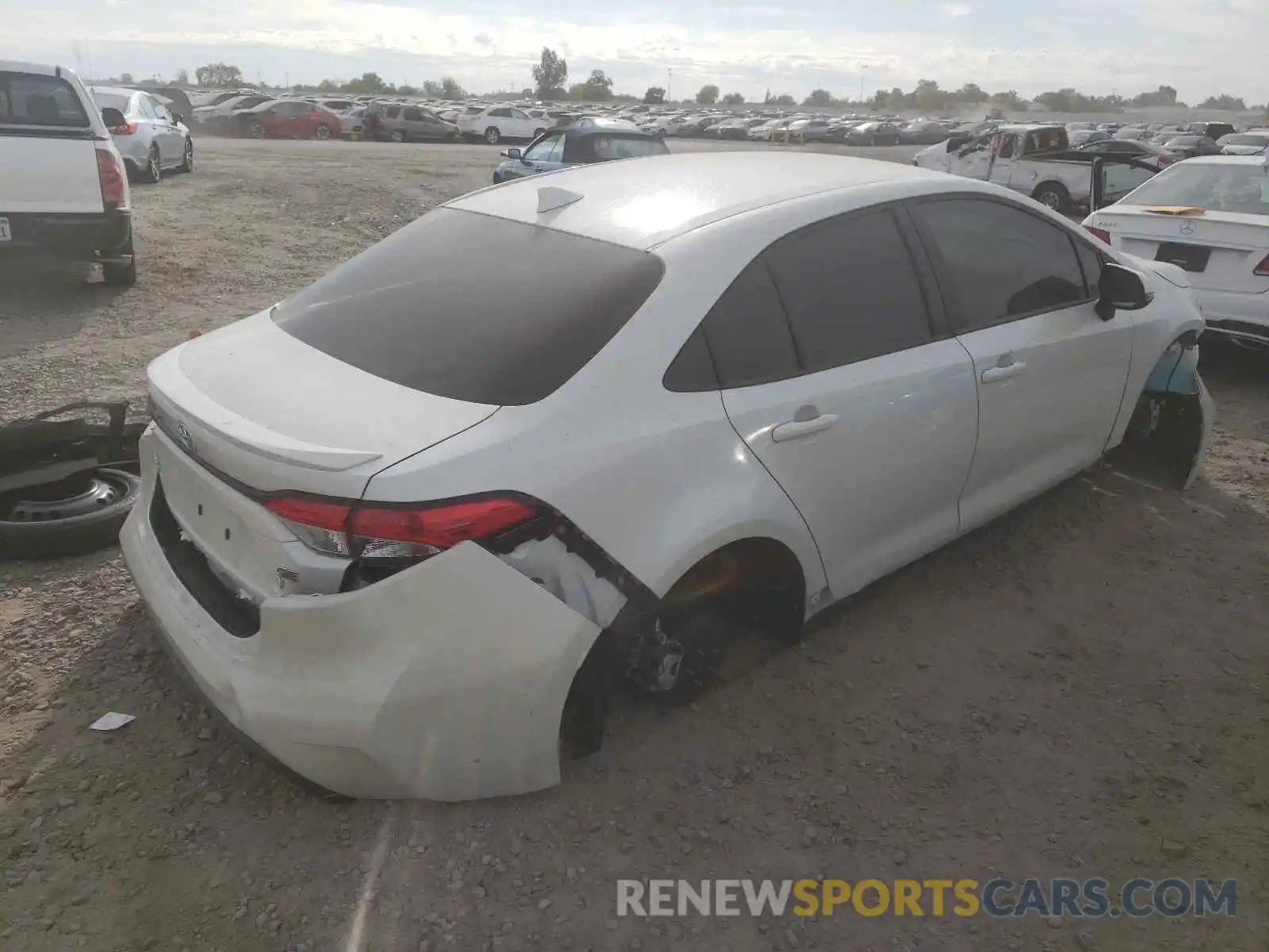 4 Photograph of a damaged car JTDS4MCE8MJ079896 TOYOTA COROLLA 2021