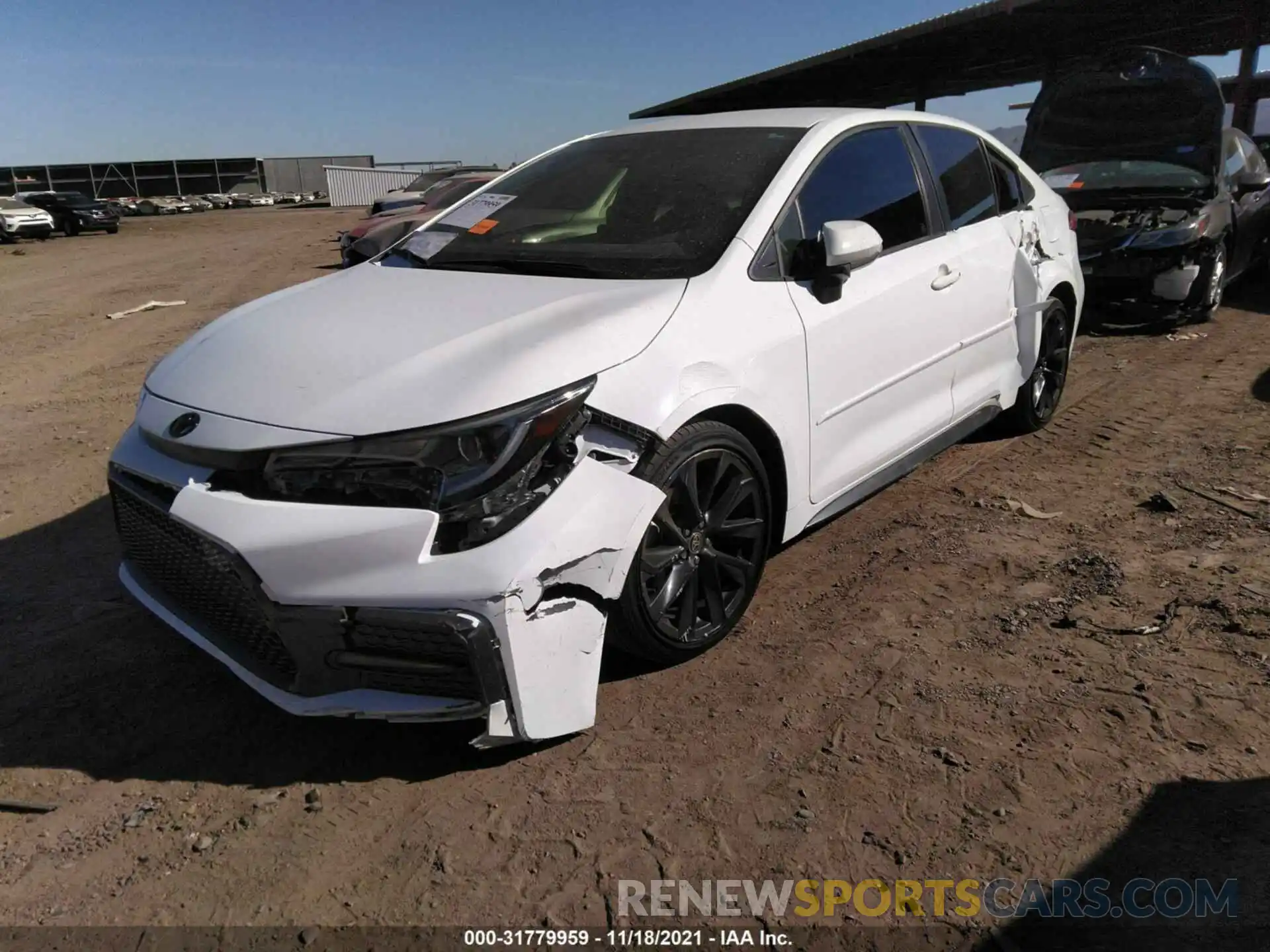 6 Photograph of a damaged car JTDS4MCE9MJ054313 TOYOTA COROLLA 2021