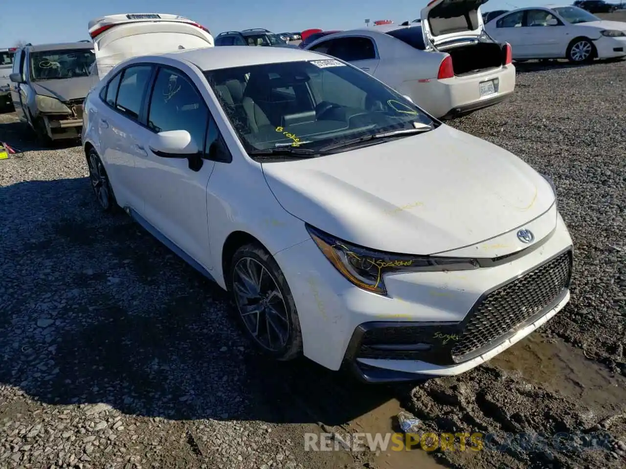 1 Photograph of a damaged car JTDS4MCE9MJ055106 TOYOTA COROLLA 2021