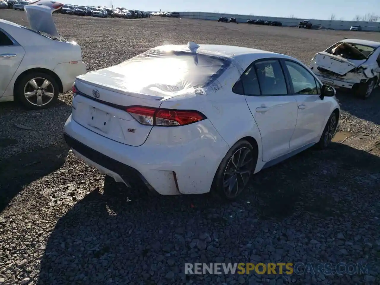 4 Photograph of a damaged car JTDS4MCE9MJ055106 TOYOTA COROLLA 2021