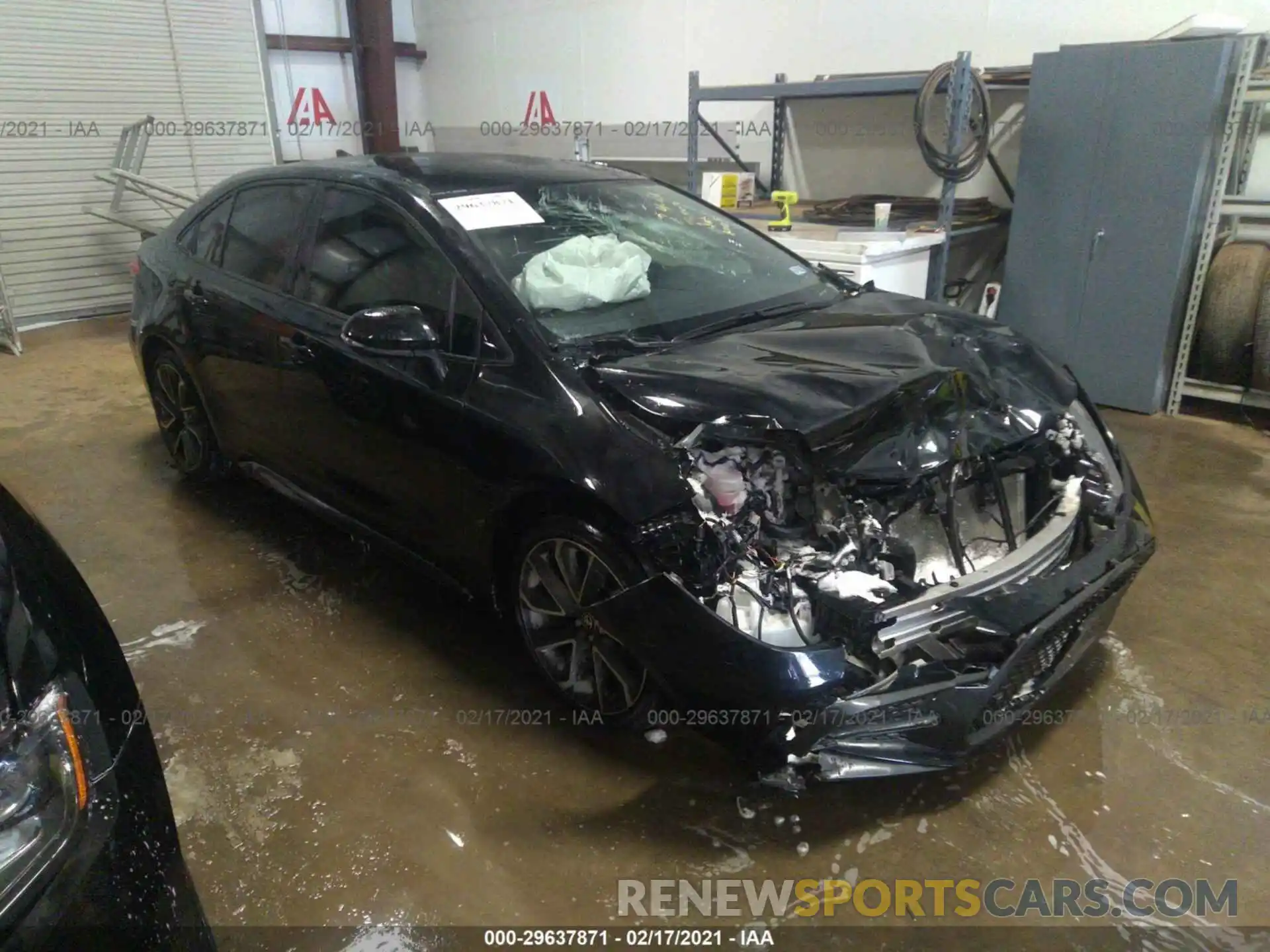 1 Photograph of a damaged car JTDS4MCE9MJ055509 TOYOTA COROLLA 2021