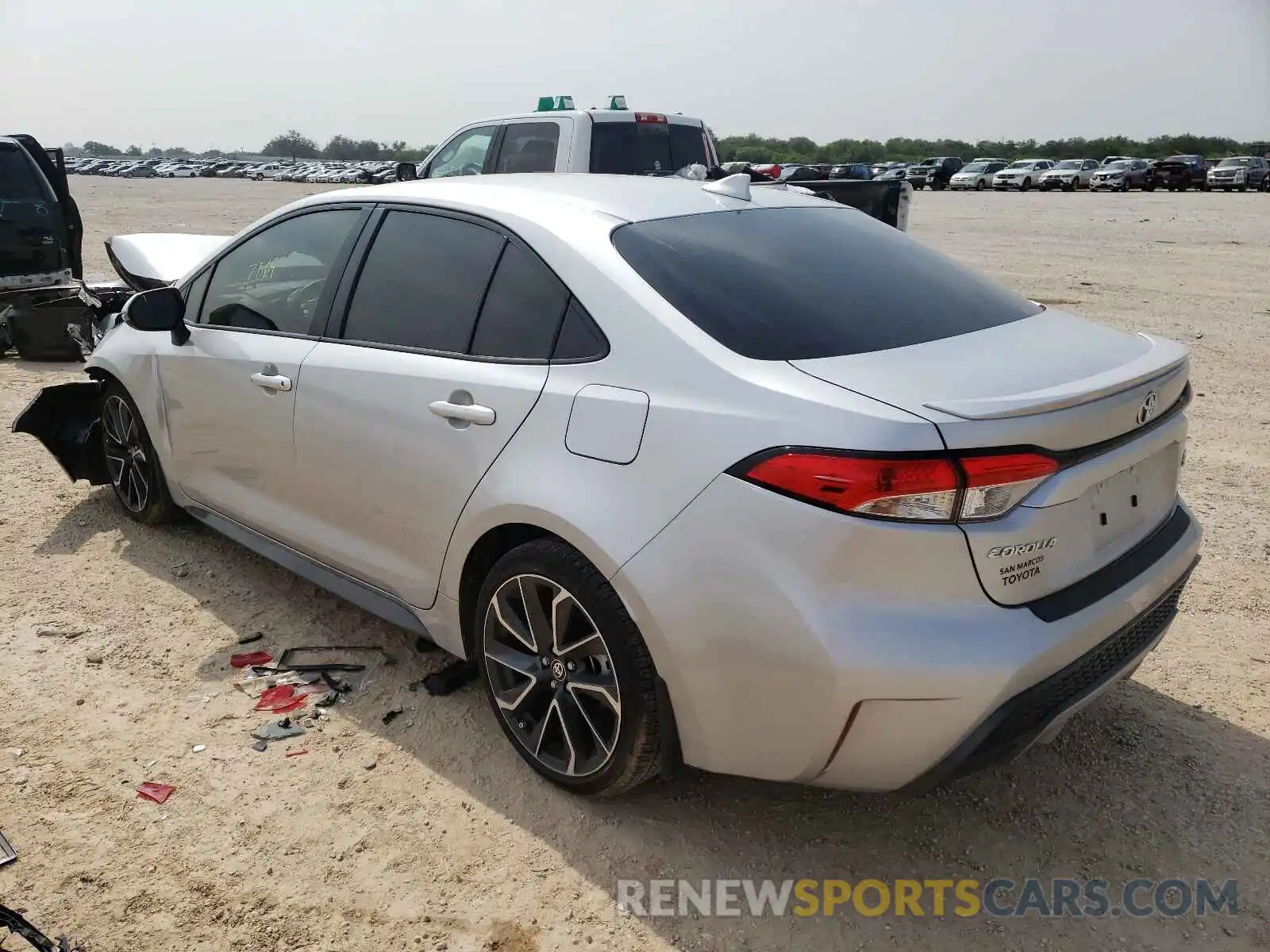 3 Photograph of a damaged car JTDS4MCE9MJ055560 TOYOTA COROLLA 2021