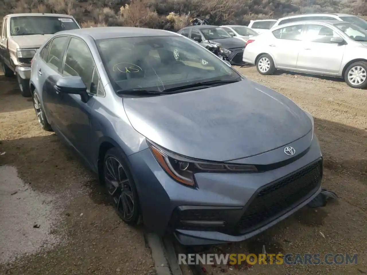 1 Photograph of a damaged car JTDS4MCE9MJ055641 TOYOTA COROLLA 2021