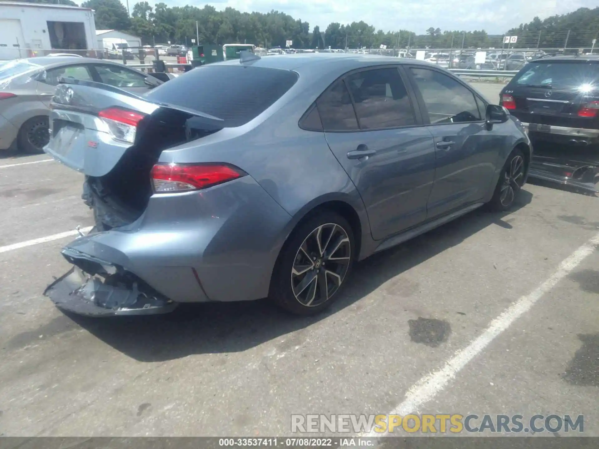 4 Photograph of a damaged car JTDS4MCE9MJ055803 TOYOTA COROLLA 2021