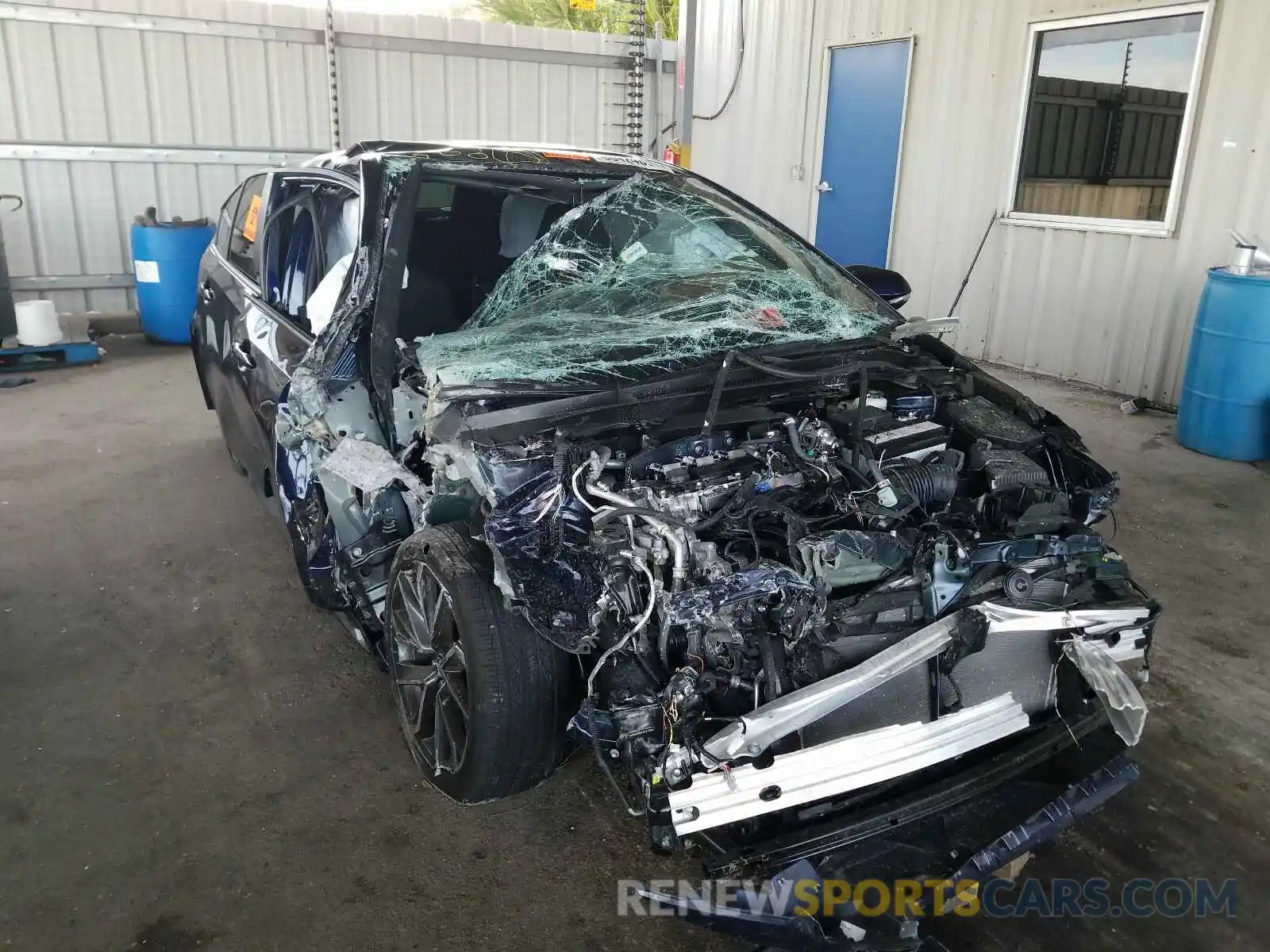 1 Photograph of a damaged car JTDS4MCE9MJ055879 TOYOTA COROLLA 2021