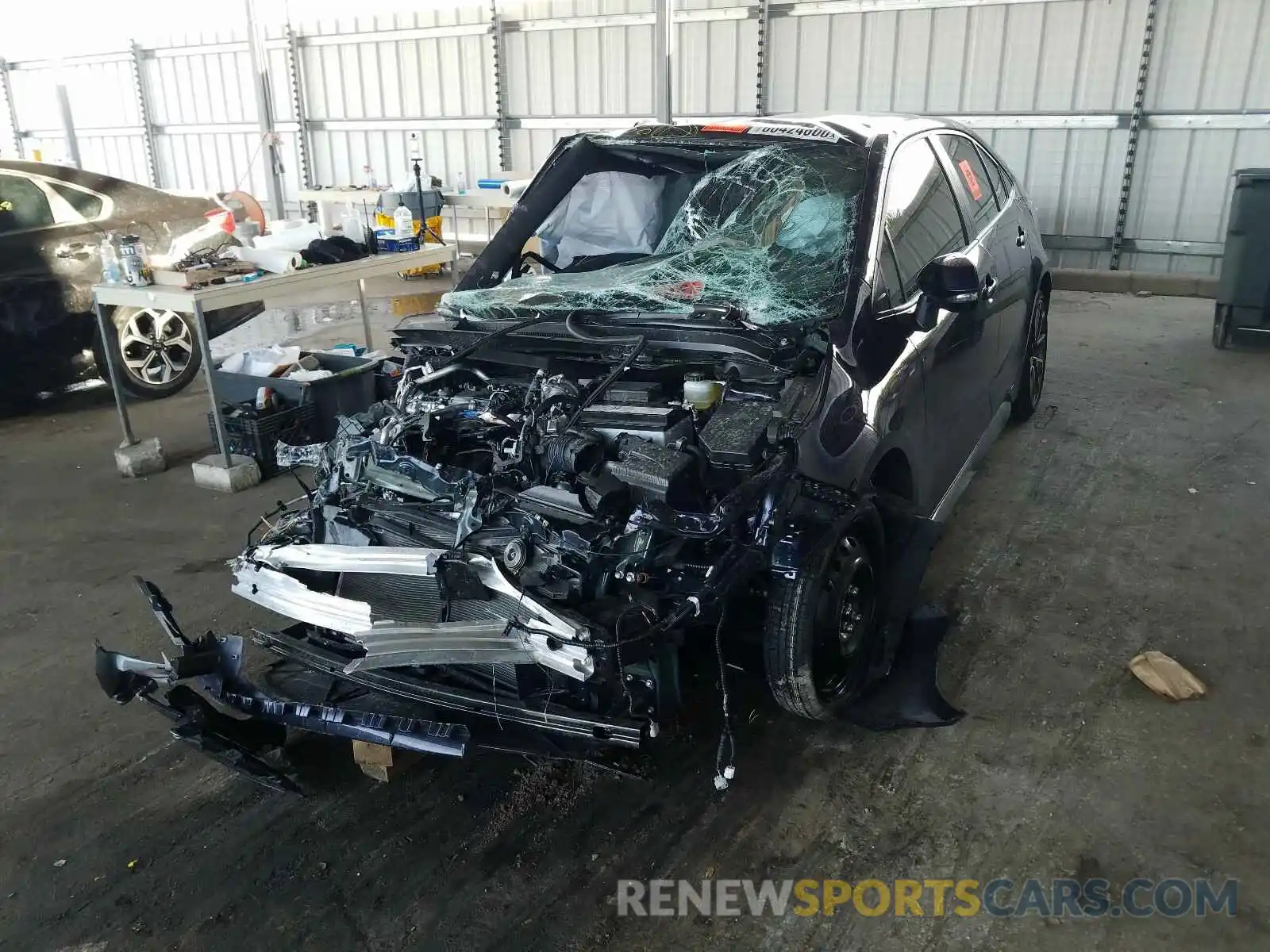 2 Photograph of a damaged car JTDS4MCE9MJ055879 TOYOTA COROLLA 2021