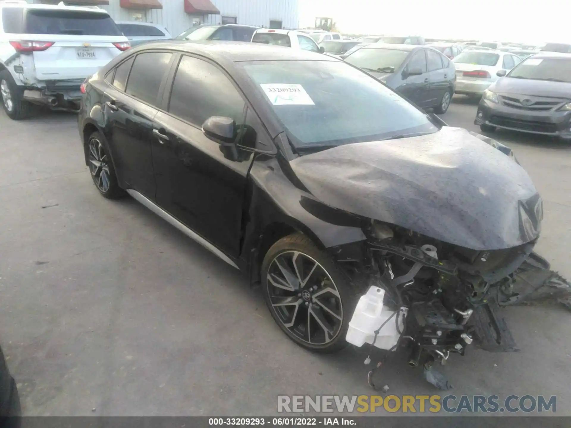 1 Photograph of a damaged car JTDS4MCE9MJ056210 TOYOTA COROLLA 2021