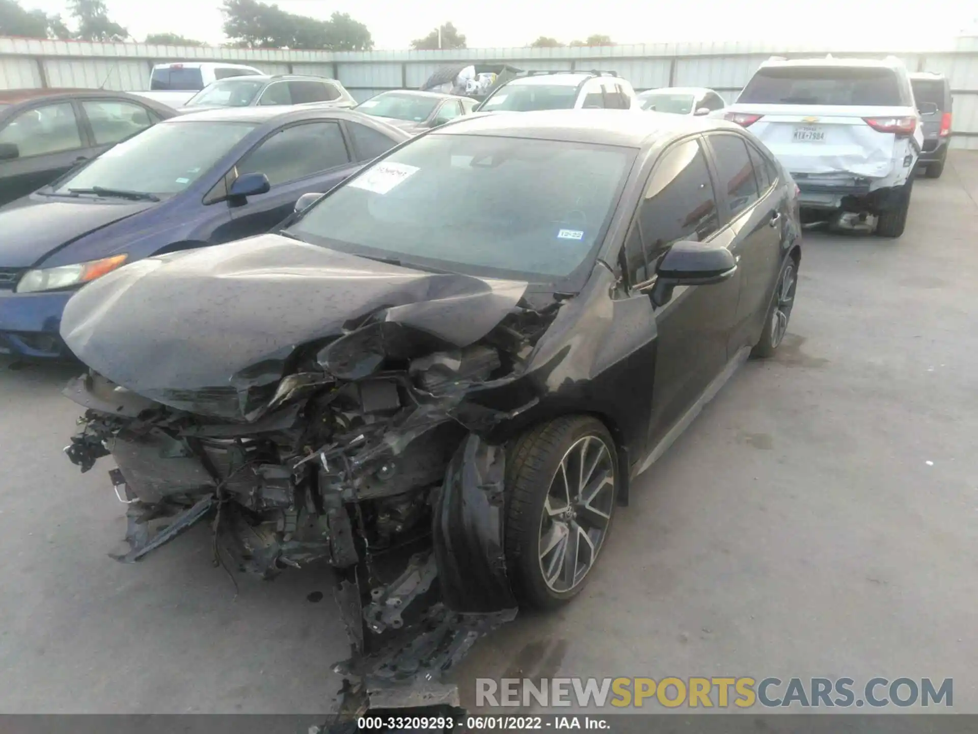 2 Photograph of a damaged car JTDS4MCE9MJ056210 TOYOTA COROLLA 2021