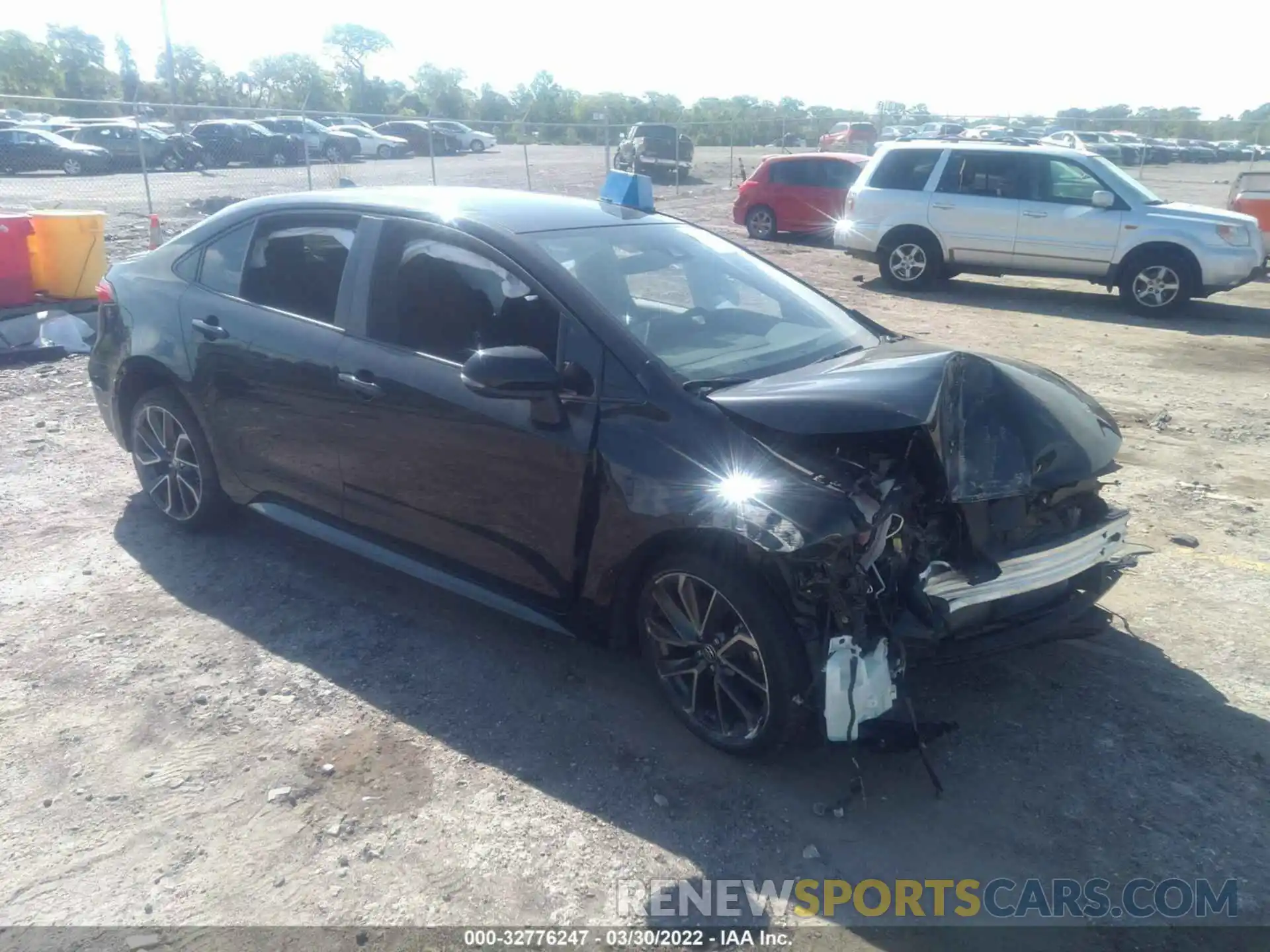 1 Photograph of a damaged car JTDS4MCE9MJ057339 TOYOTA COROLLA 2021