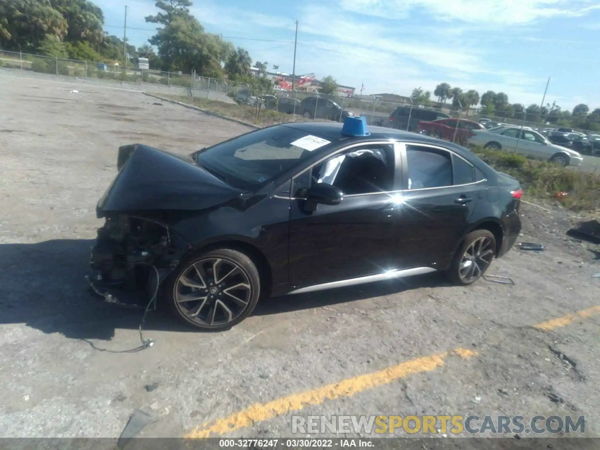 2 Photograph of a damaged car JTDS4MCE9MJ057339 TOYOTA COROLLA 2021