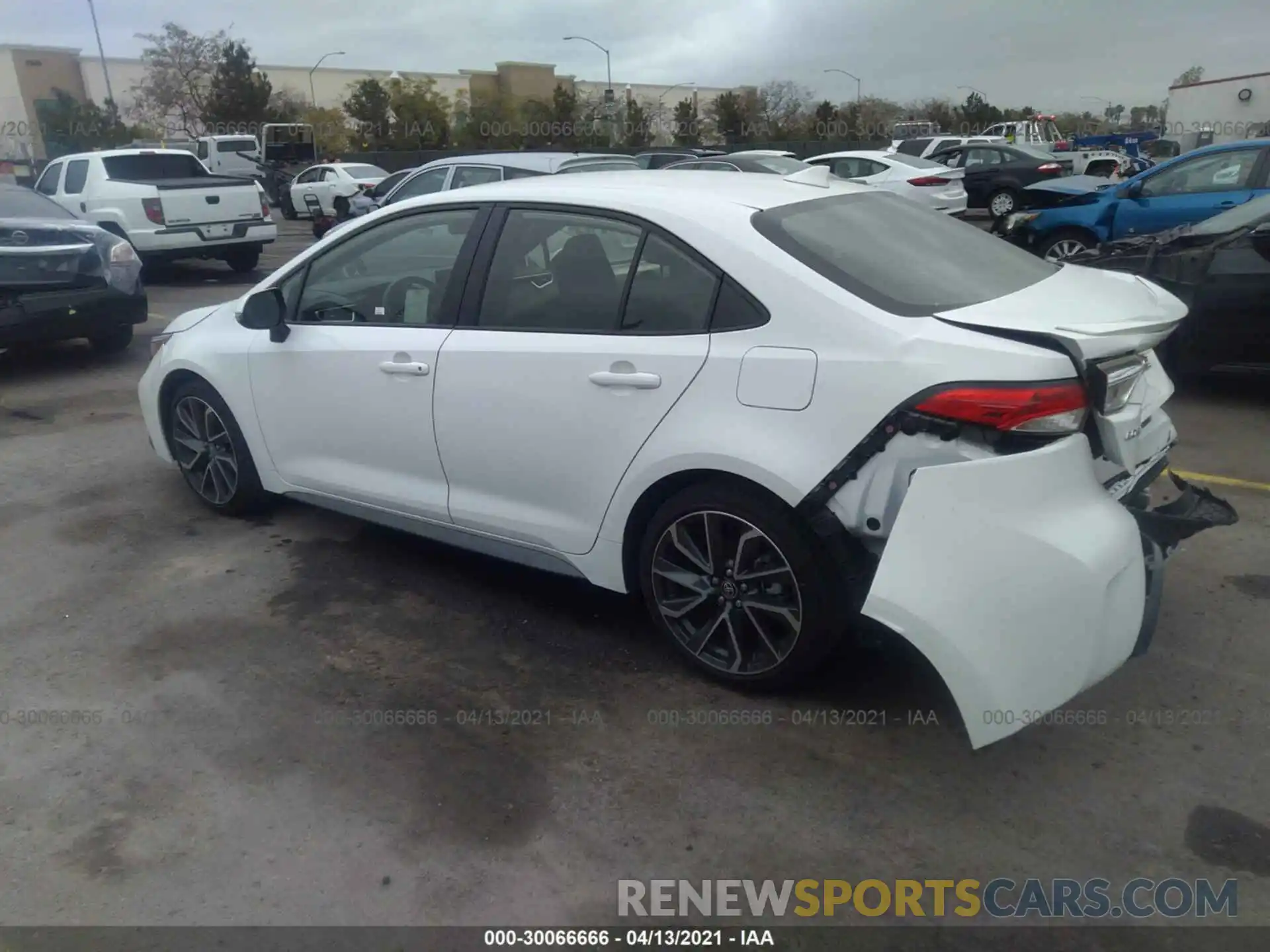 3 Photograph of a damaged car JTDS4MCE9MJ059088 TOYOTA COROLLA 2021