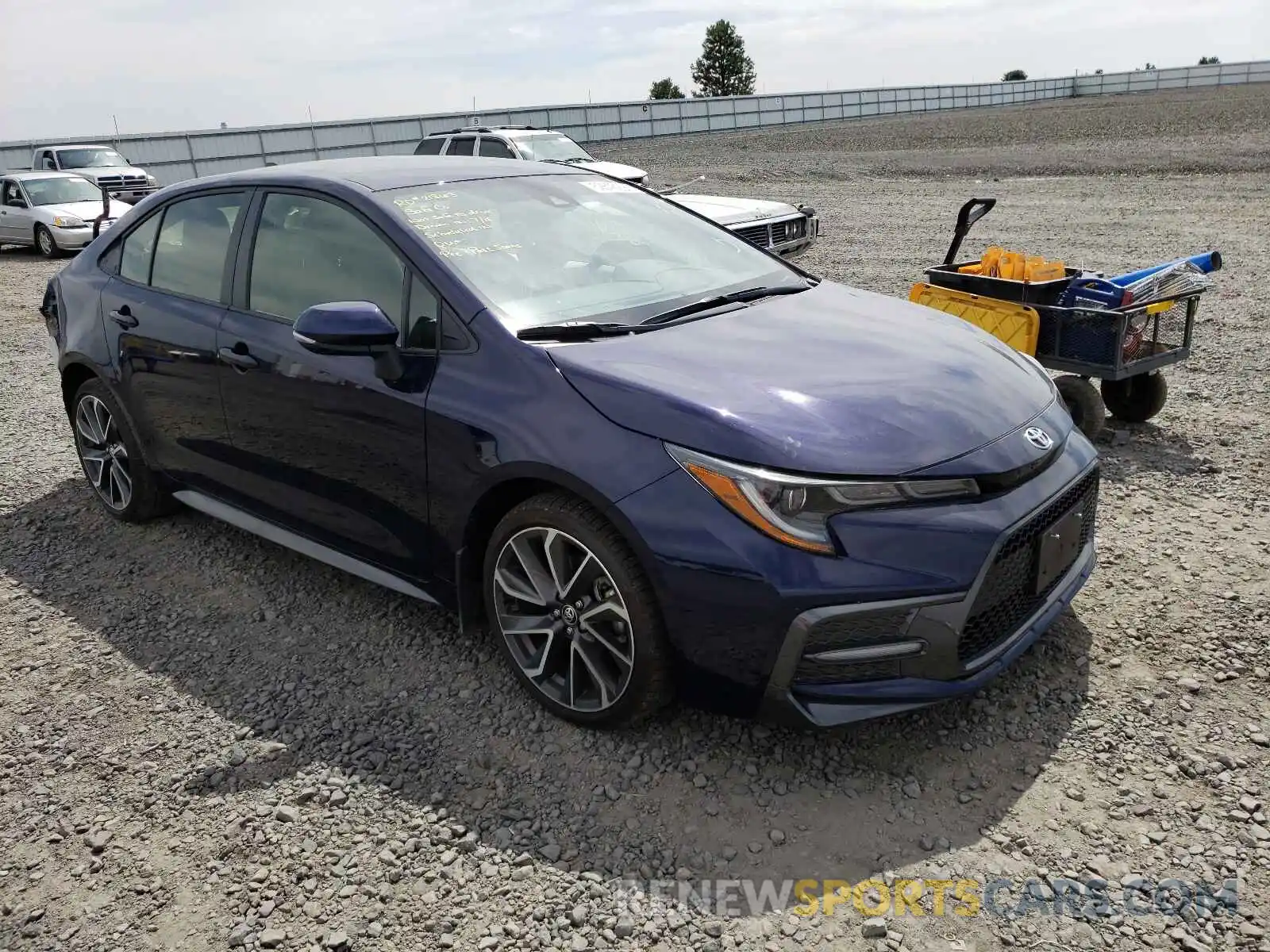 1 Photograph of a damaged car JTDS4MCE9MJ060614 TOYOTA COROLLA 2021