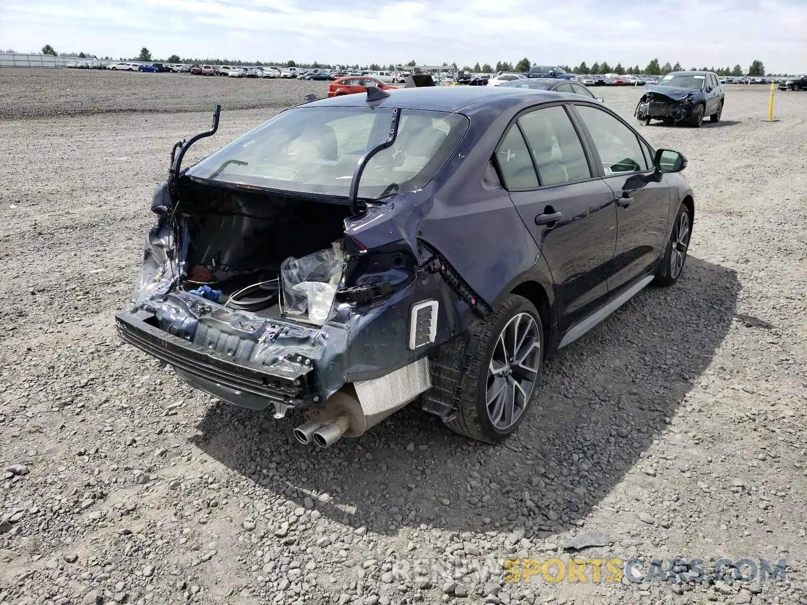 4 Photograph of a damaged car JTDS4MCE9MJ060614 TOYOTA COROLLA 2021