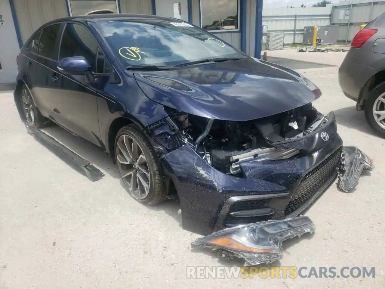 1 Photograph of a damaged car JTDS4MCE9MJ061083 TOYOTA COROLLA 2021