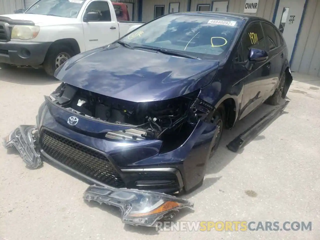 2 Photograph of a damaged car JTDS4MCE9MJ061083 TOYOTA COROLLA 2021