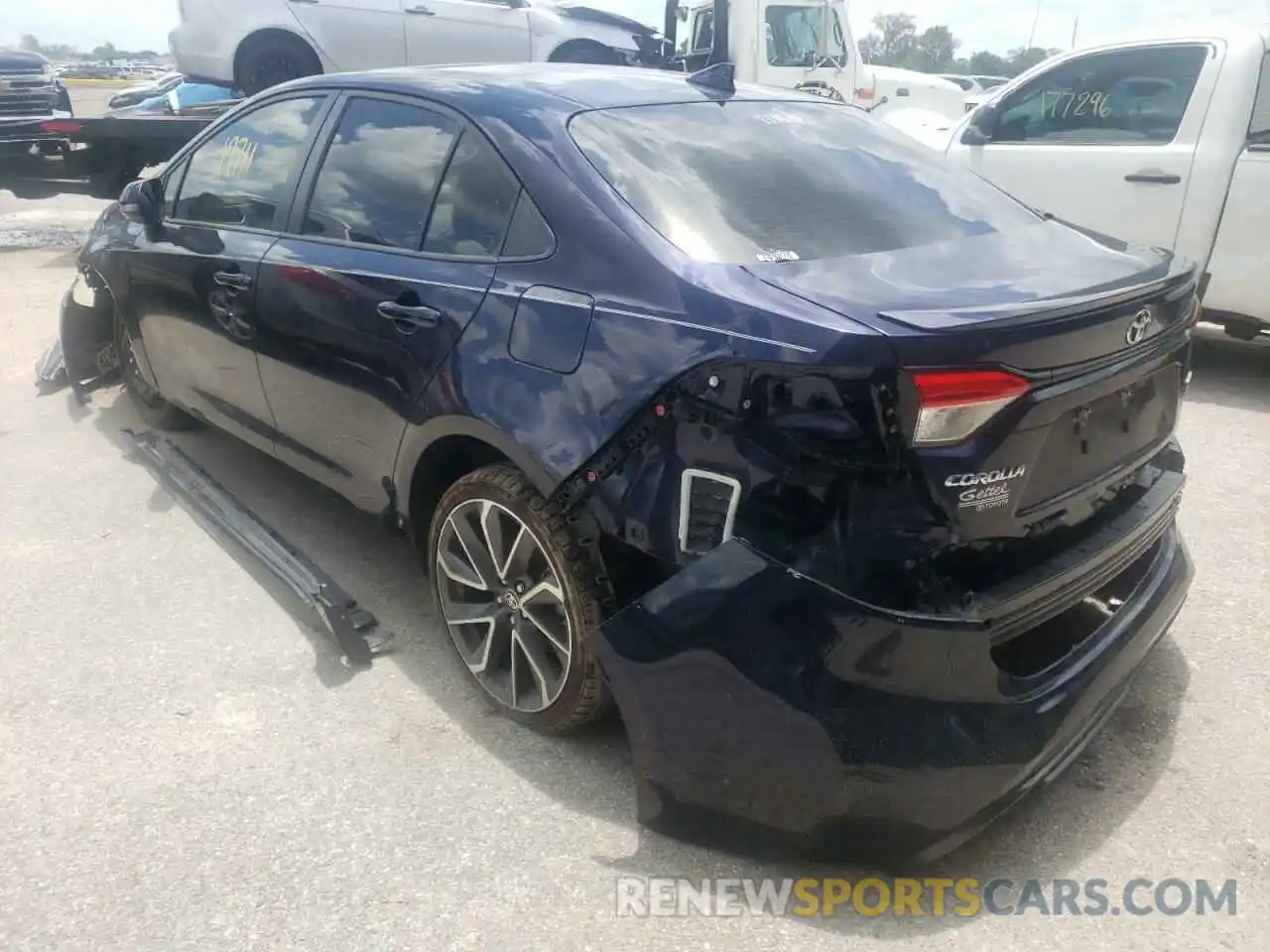 3 Photograph of a damaged car JTDS4MCE9MJ061083 TOYOTA COROLLA 2021