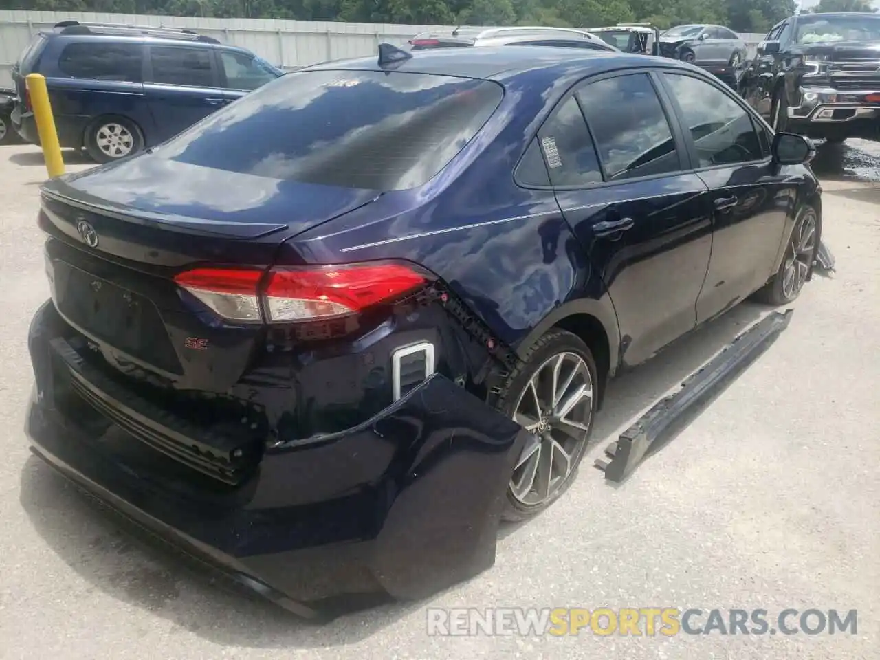 4 Photograph of a damaged car JTDS4MCE9MJ061083 TOYOTA COROLLA 2021