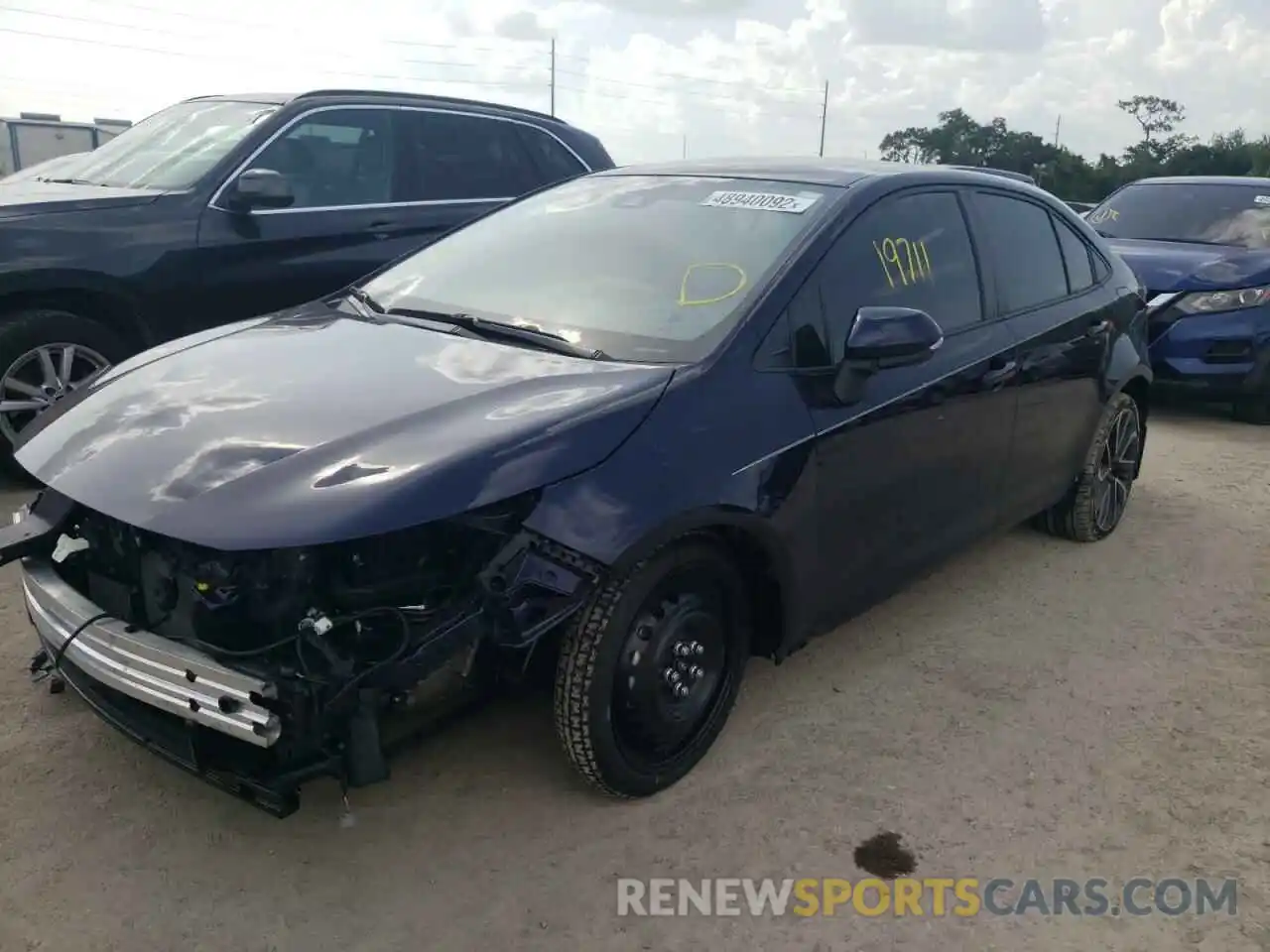 9 Photograph of a damaged car JTDS4MCE9MJ061083 TOYOTA COROLLA 2021