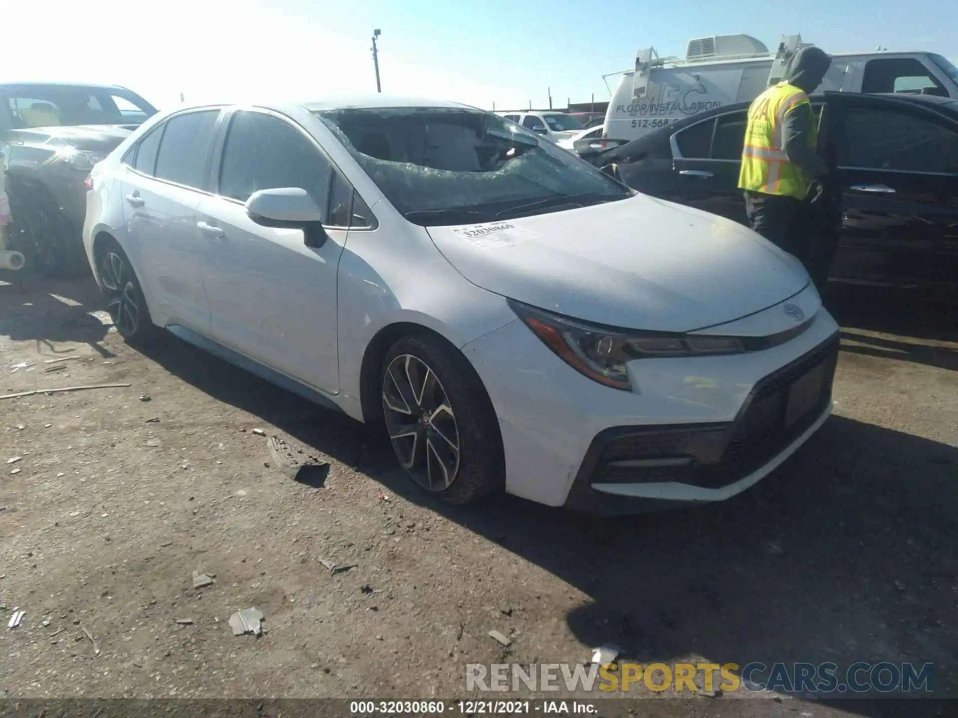 1 Photograph of a damaged car JTDS4MCE9MJ063478 TOYOTA COROLLA 2021