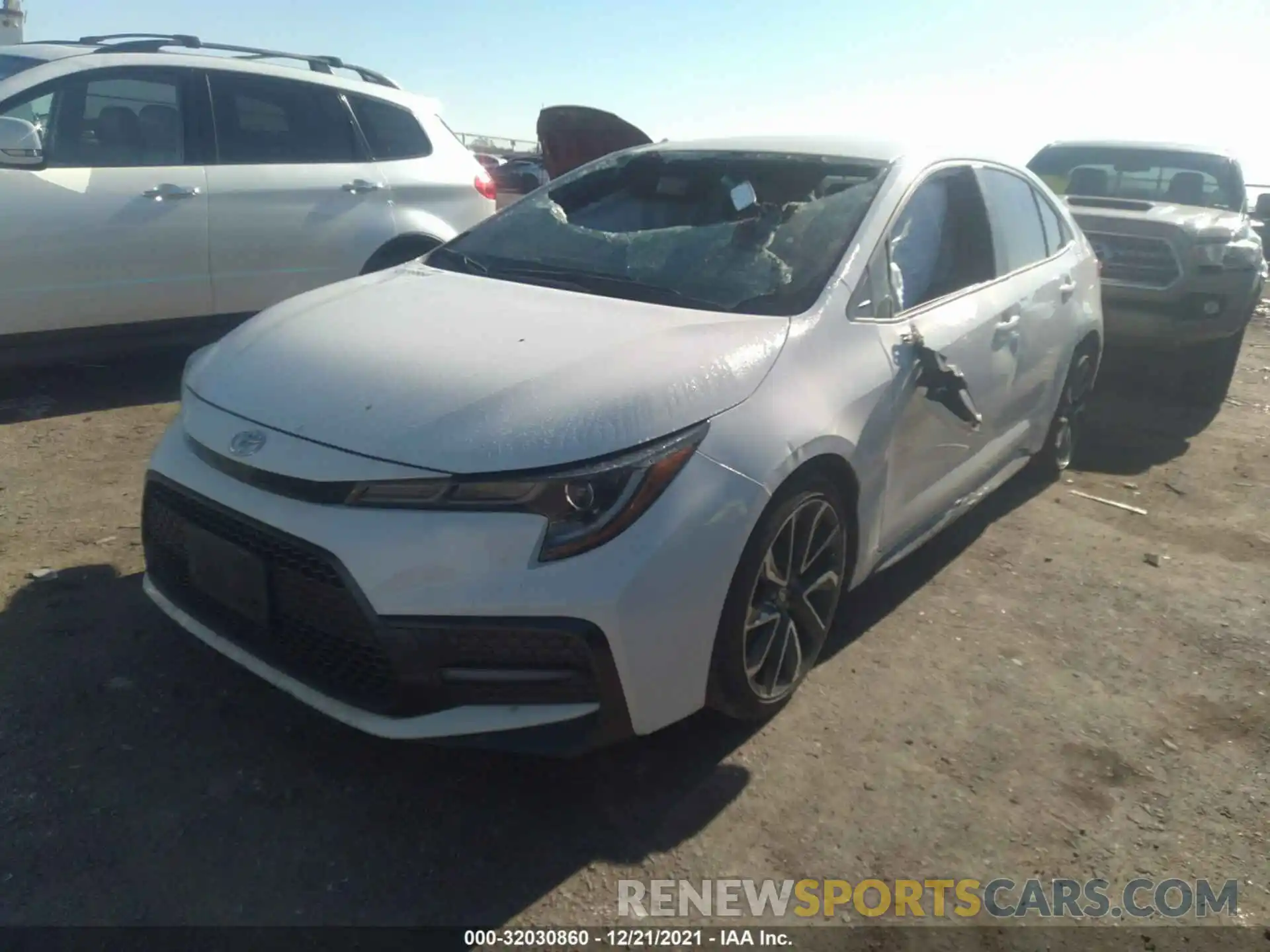 2 Photograph of a damaged car JTDS4MCE9MJ063478 TOYOTA COROLLA 2021