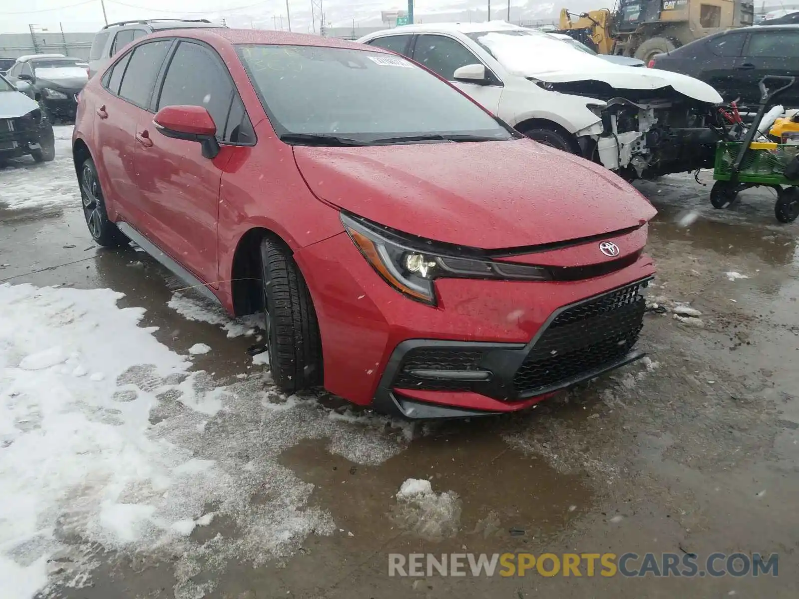 1 Photograph of a damaged car JTDS4MCE9MJ063755 TOYOTA COROLLA 2021