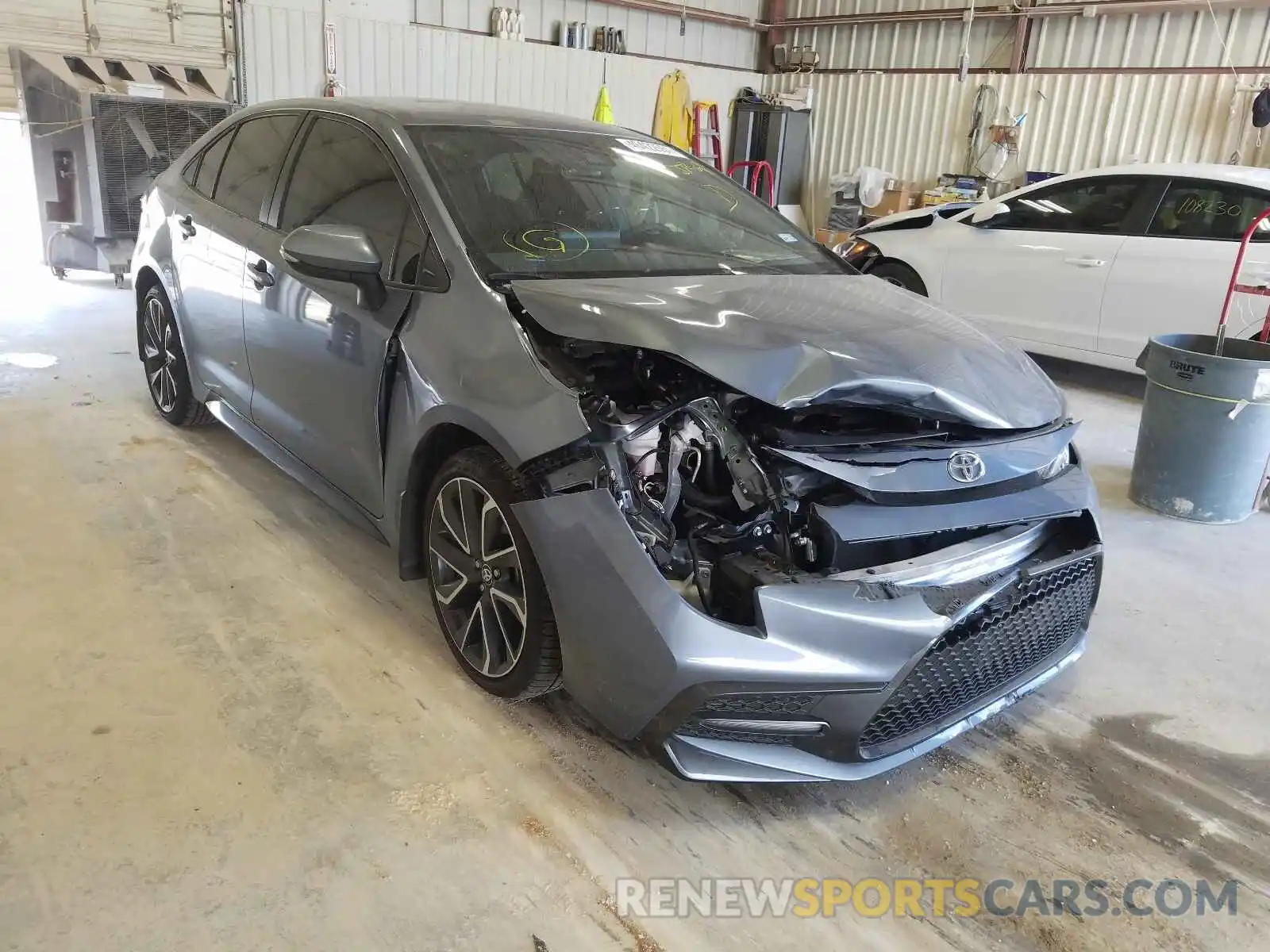 1 Photograph of a damaged car JTDS4MCE9MJ064176 TOYOTA COROLLA 2021