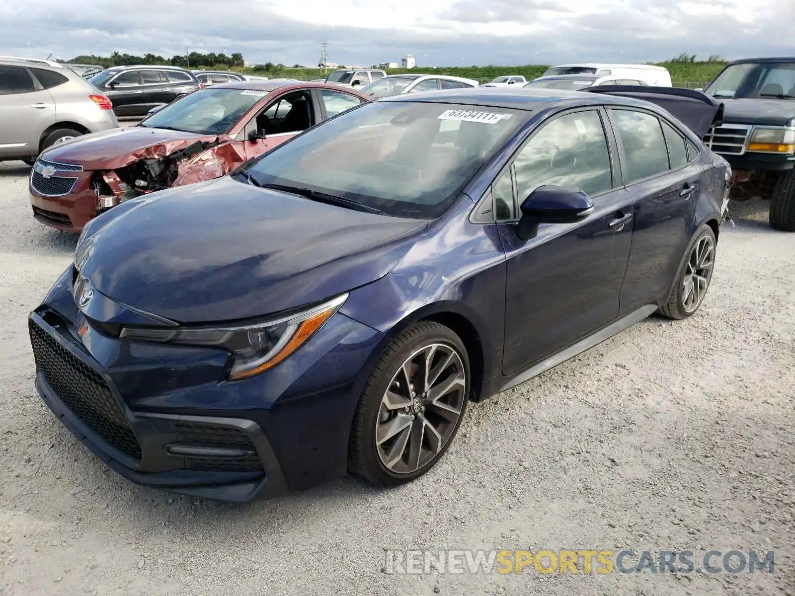 2 Photograph of a damaged car JTDS4MCE9MJ064503 TOYOTA COROLLA 2021