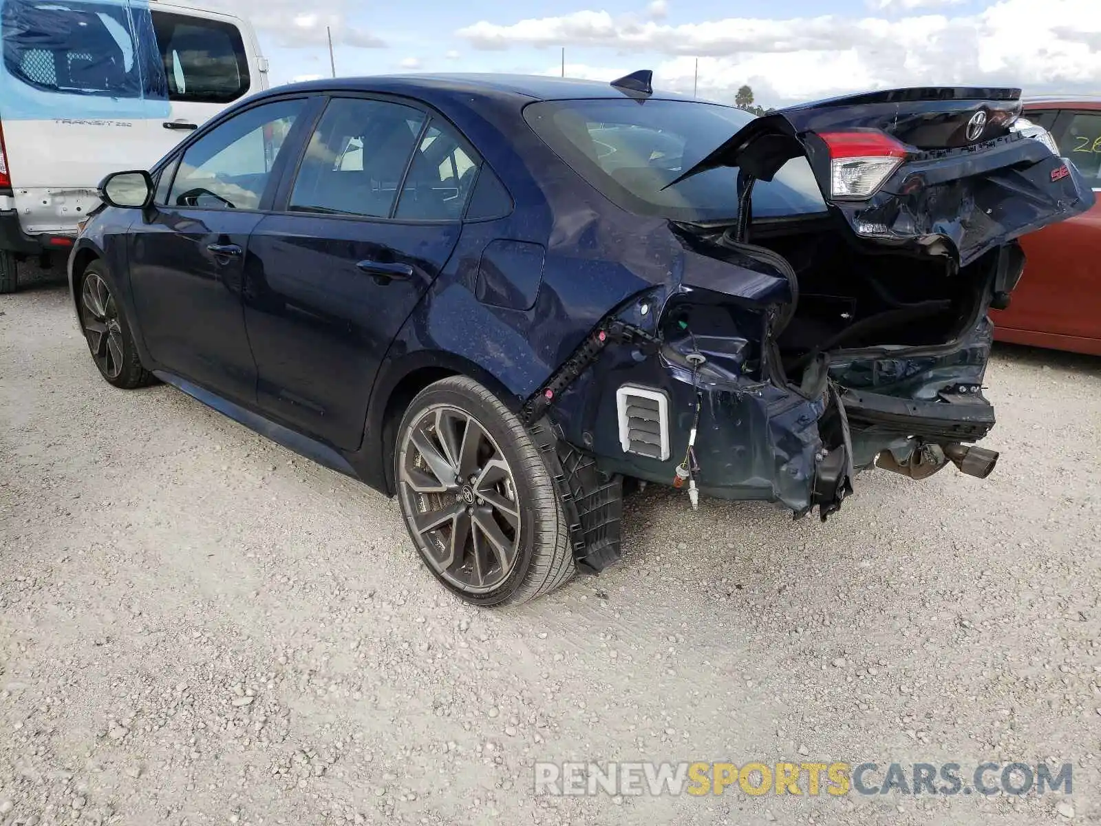 3 Photograph of a damaged car JTDS4MCE9MJ064503 TOYOTA COROLLA 2021