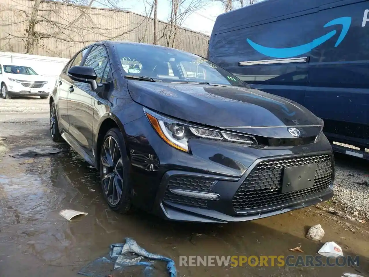 1 Photograph of a damaged car JTDS4MCE9MJ065876 TOYOTA COROLLA 2021