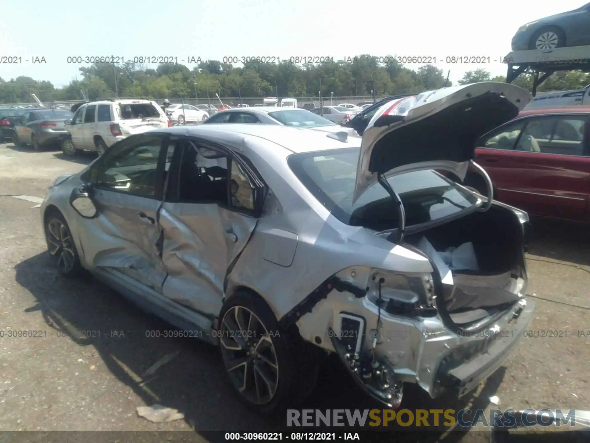 3 Photograph of a damaged car JTDS4MCE9MJ066039 TOYOTA COROLLA 2021