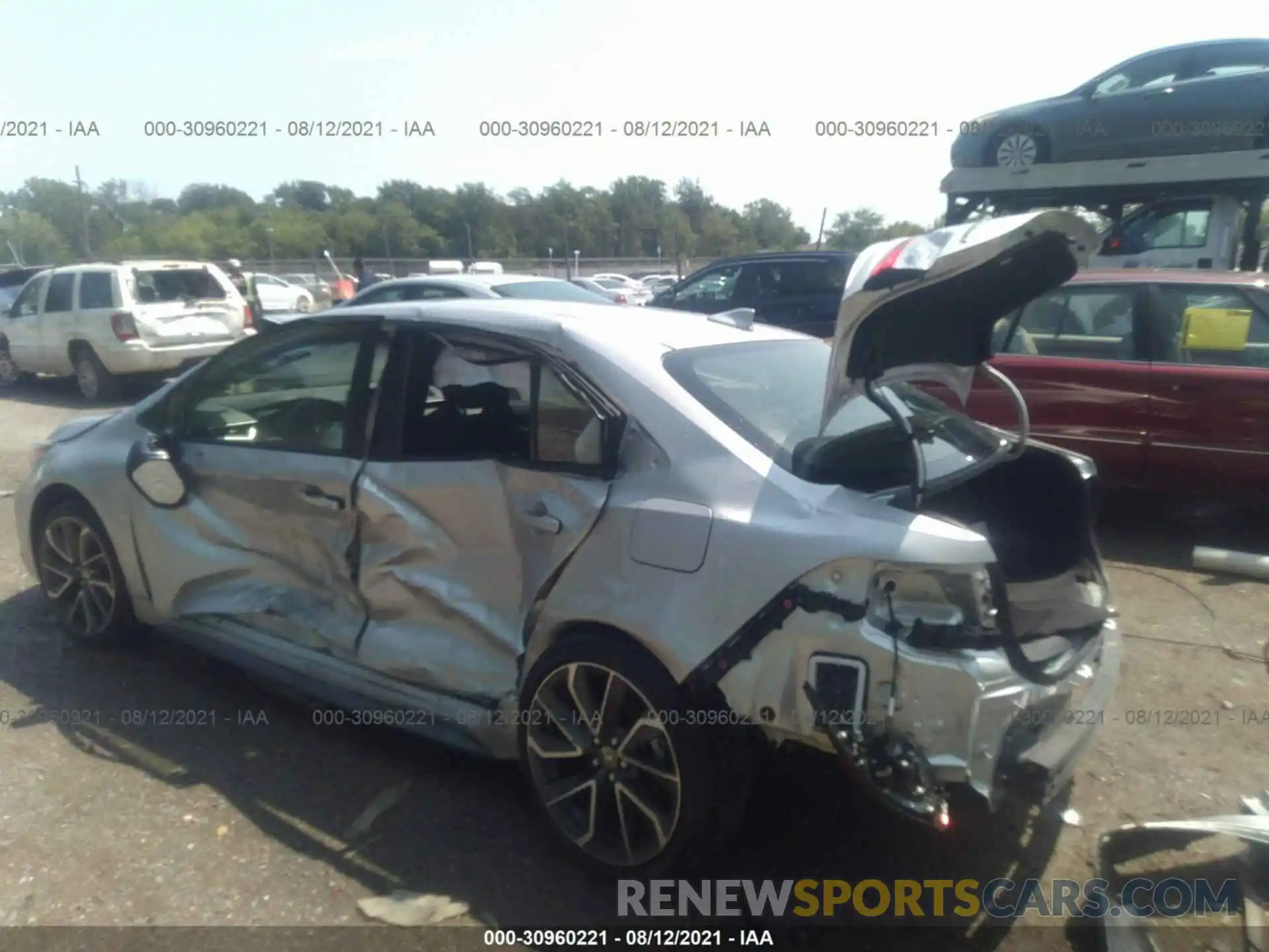 6 Photograph of a damaged car JTDS4MCE9MJ066039 TOYOTA COROLLA 2021