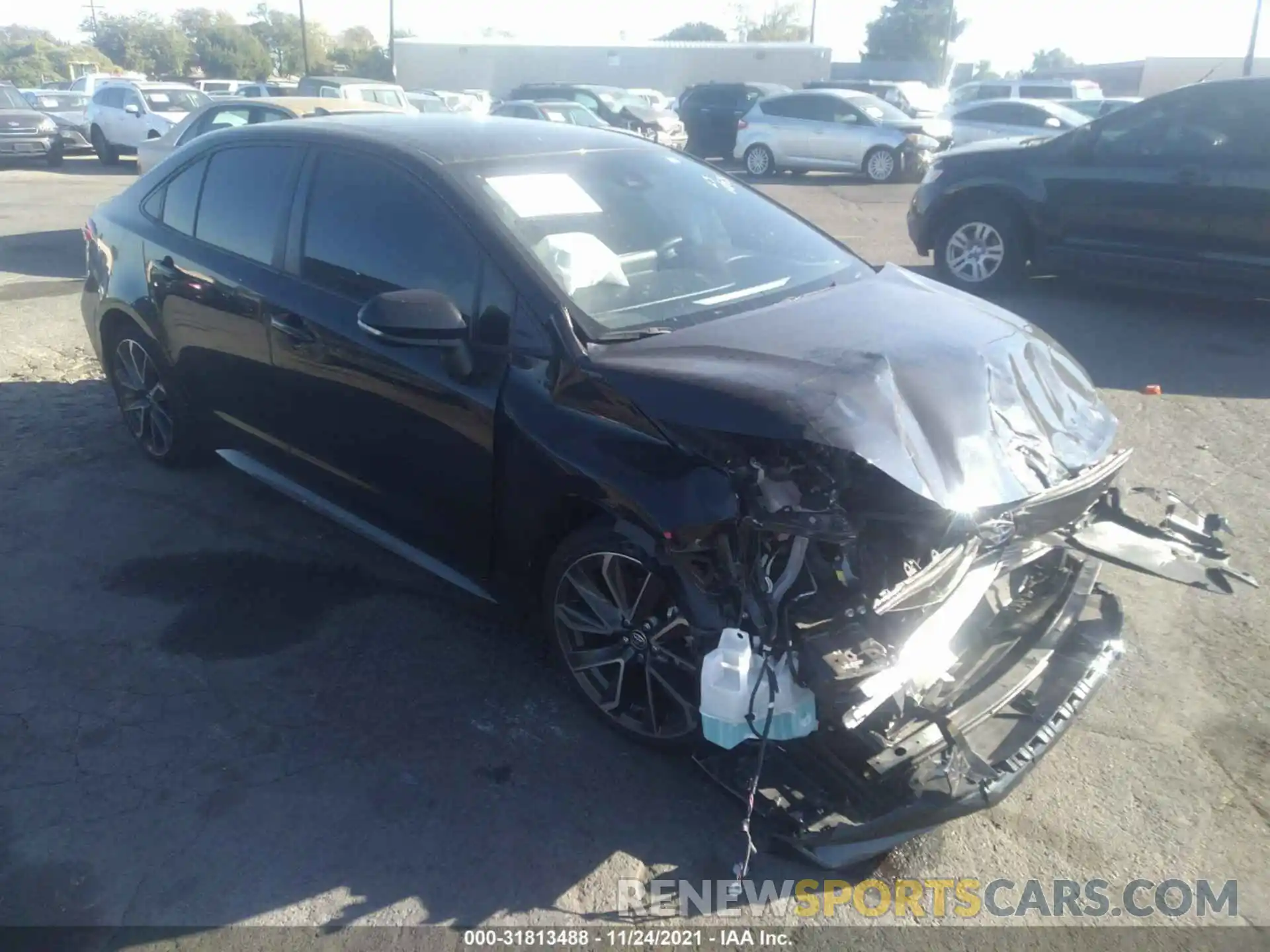 1 Photograph of a damaged car JTDS4MCE9MJ067143 TOYOTA COROLLA 2021