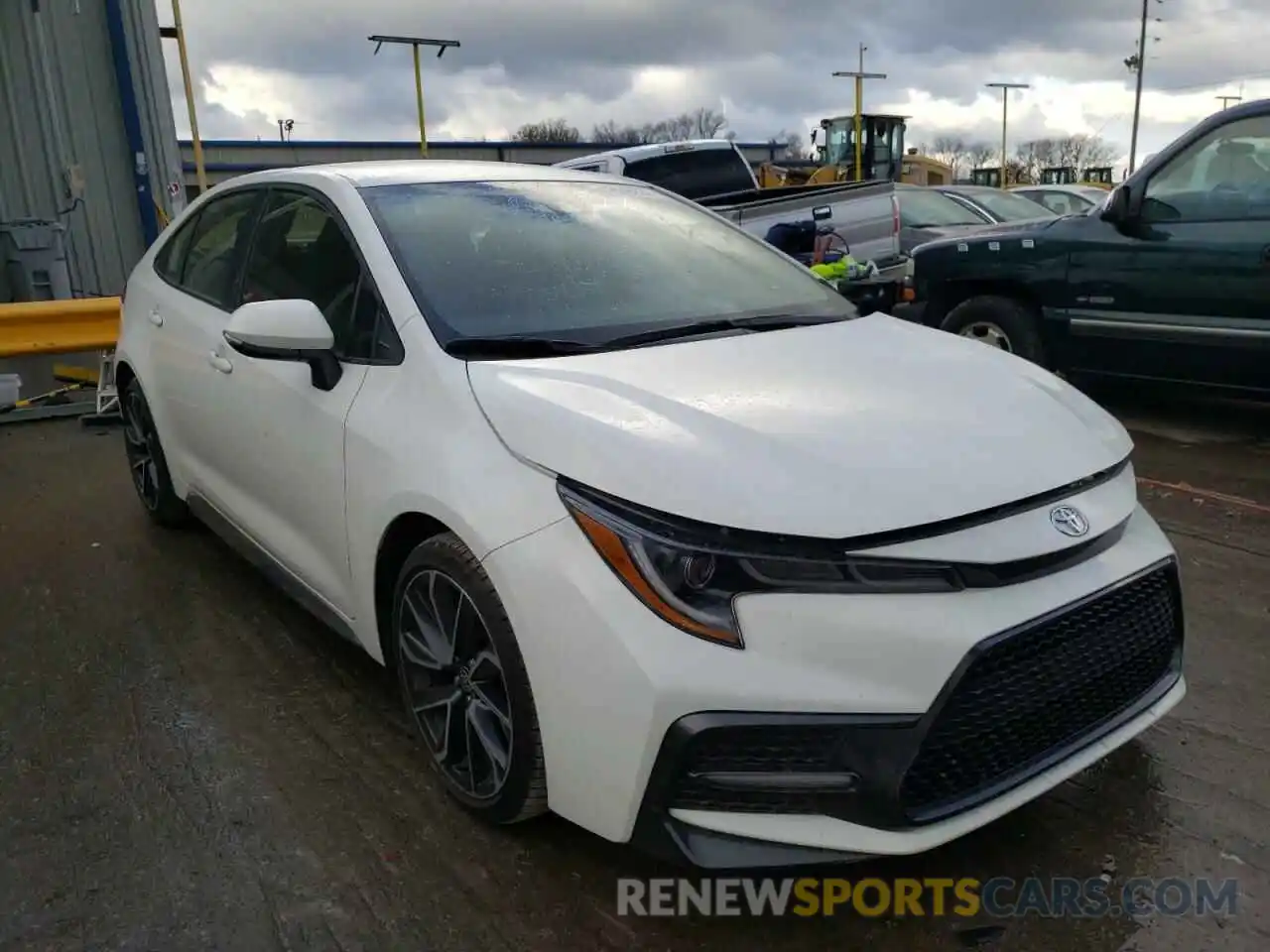 1 Photograph of a damaged car JTDS4MCE9MJ067210 TOYOTA COROLLA 2021