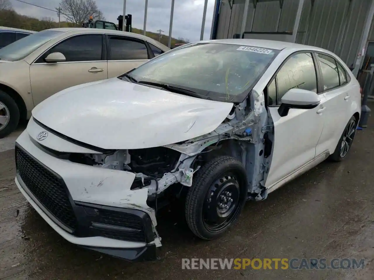 2 Photograph of a damaged car JTDS4MCE9MJ067210 TOYOTA COROLLA 2021