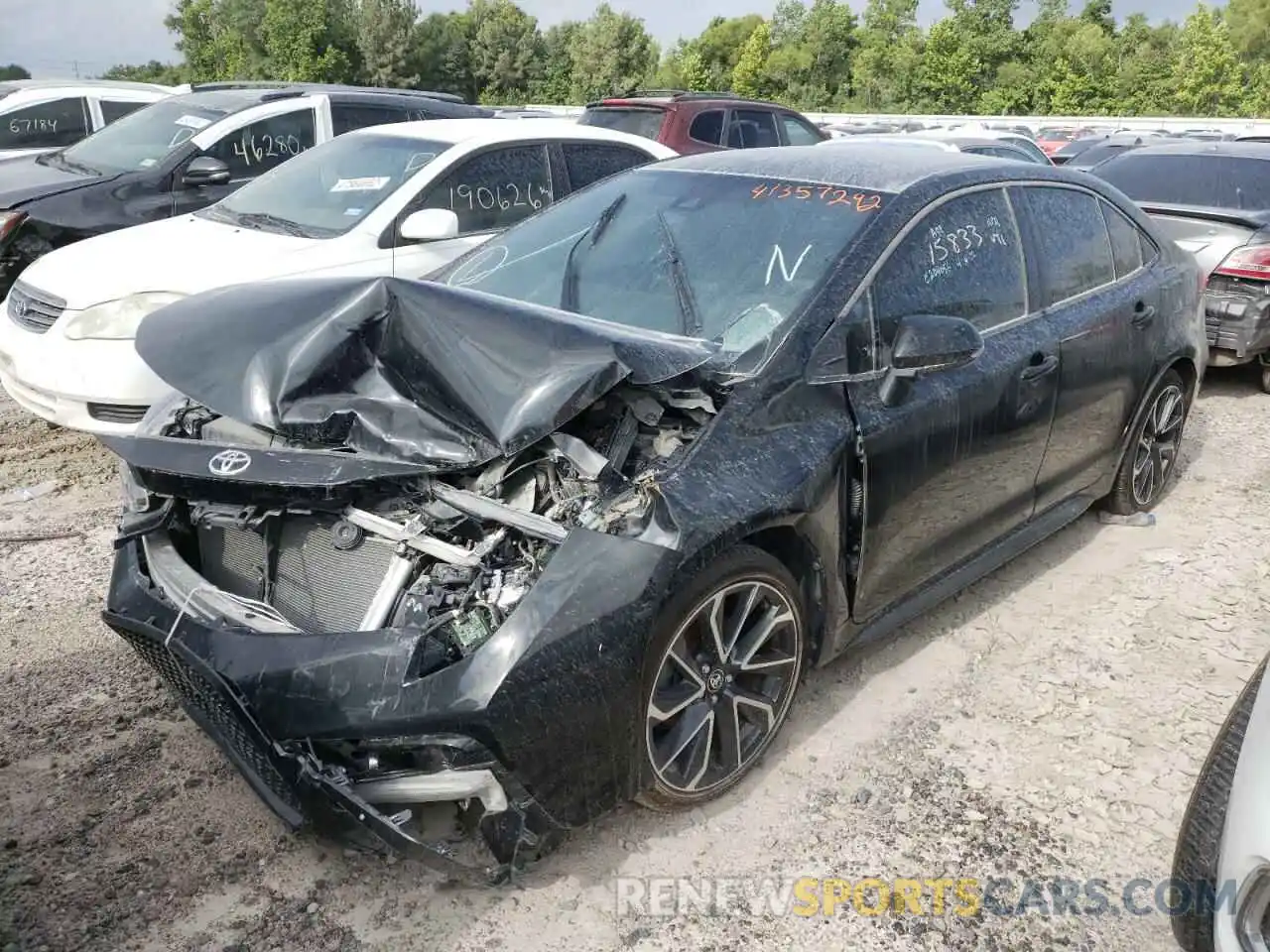 2 Photograph of a damaged car JTDS4MCE9MJ067658 TOYOTA COROLLA 2021