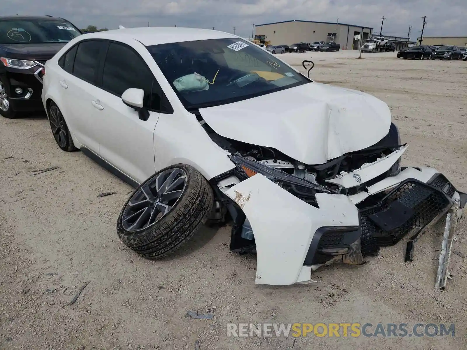 1 Photograph of a damaged car JTDS4MCE9MJ067675 TOYOTA COROLLA 2021