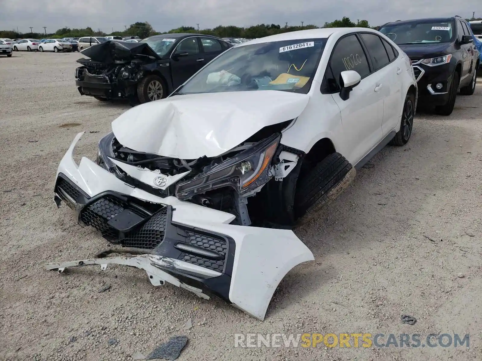 2 Photograph of a damaged car JTDS4MCE9MJ067675 TOYOTA COROLLA 2021