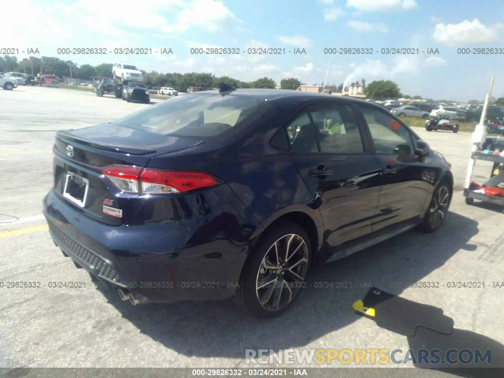 4 Photograph of a damaged car JTDS4MCE9MJ067787 TOYOTA COROLLA 2021