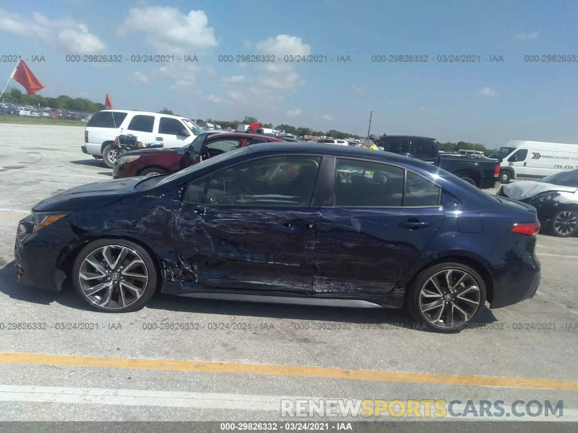 6 Photograph of a damaged car JTDS4MCE9MJ067787 TOYOTA COROLLA 2021