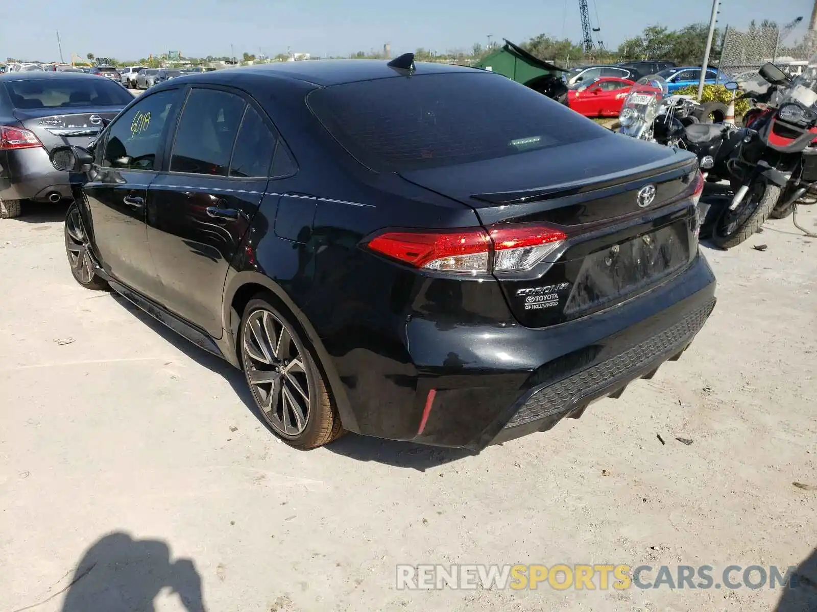 3 Photograph of a damaged car JTDS4MCE9MJ068342 TOYOTA COROLLA 2021