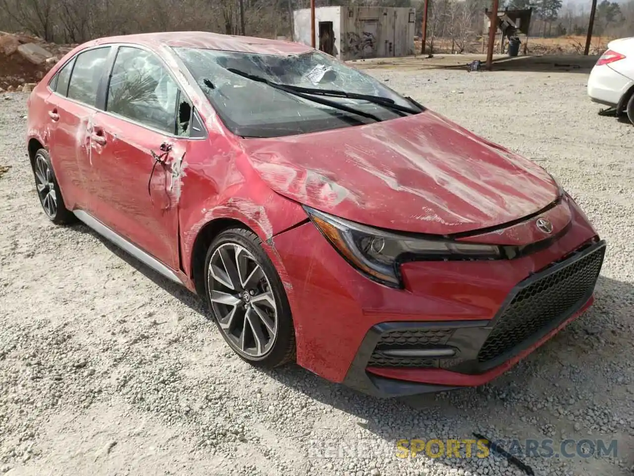 1 Photograph of a damaged car JTDS4MCE9MJ068566 TOYOTA COROLLA 2021