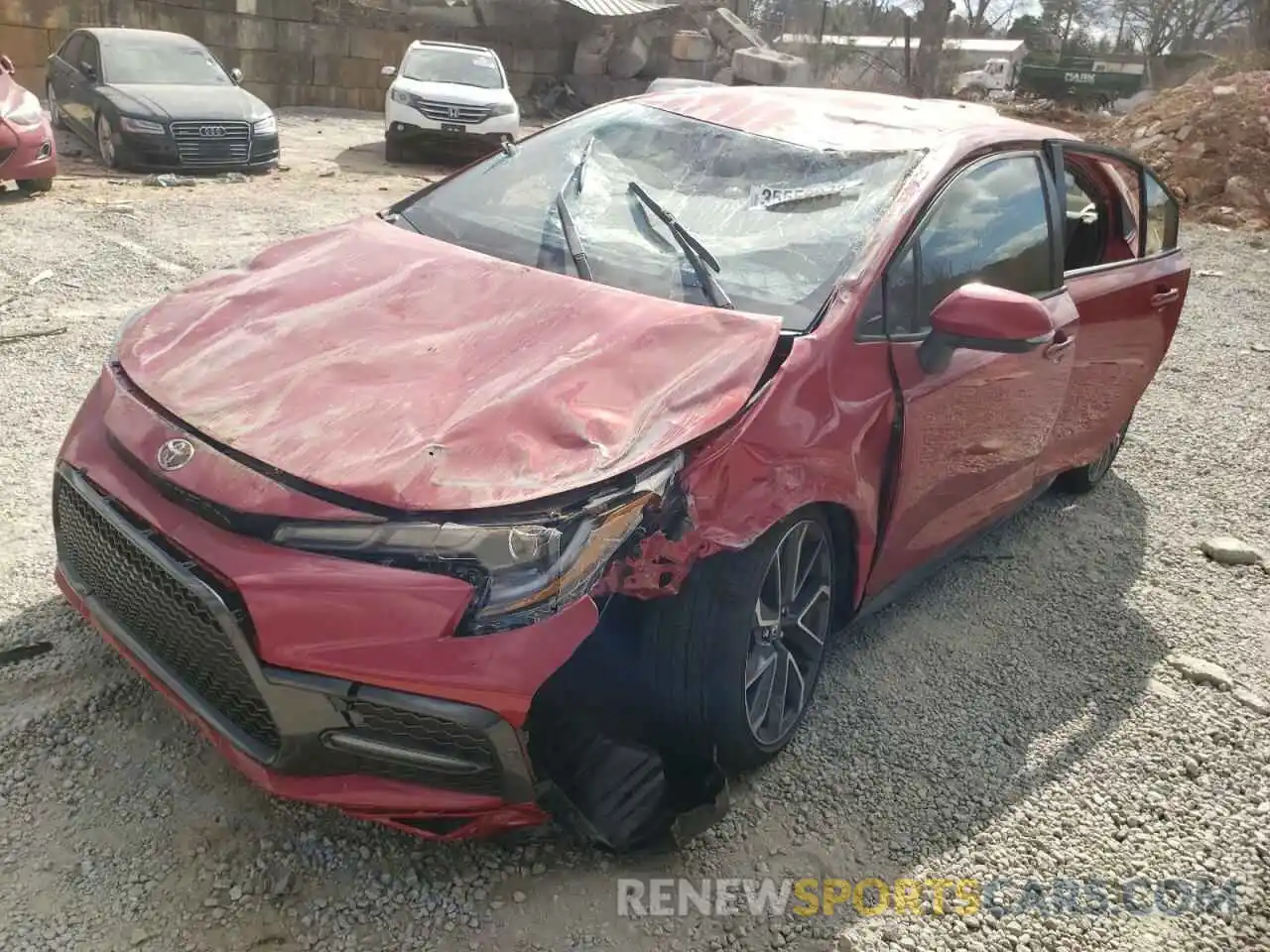 2 Photograph of a damaged car JTDS4MCE9MJ068566 TOYOTA COROLLA 2021