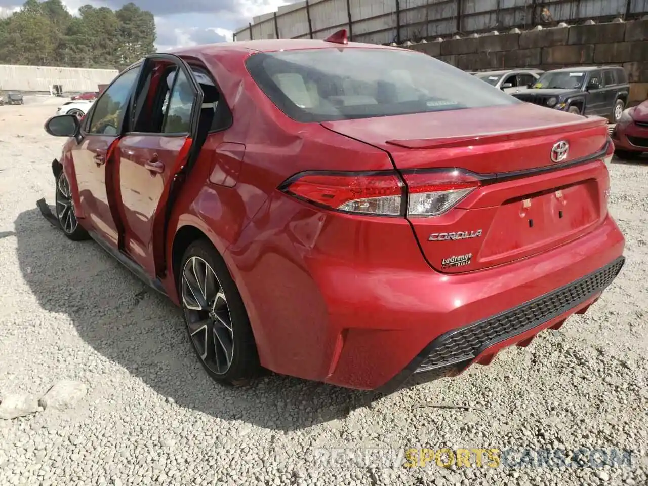 3 Photograph of a damaged car JTDS4MCE9MJ068566 TOYOTA COROLLA 2021