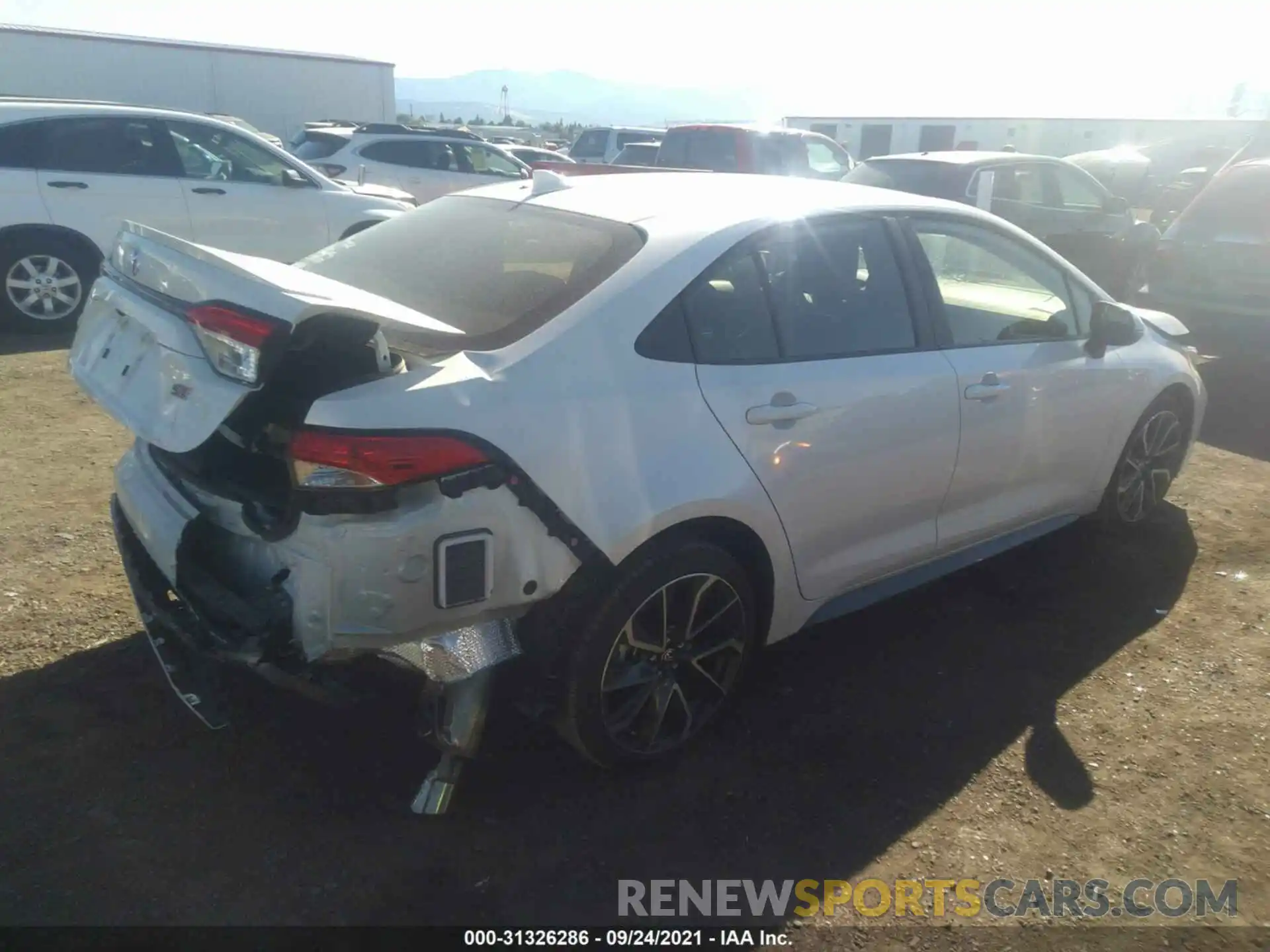 4 Photograph of a damaged car JTDS4MCE9MJ069426 TOYOTA COROLLA 2021